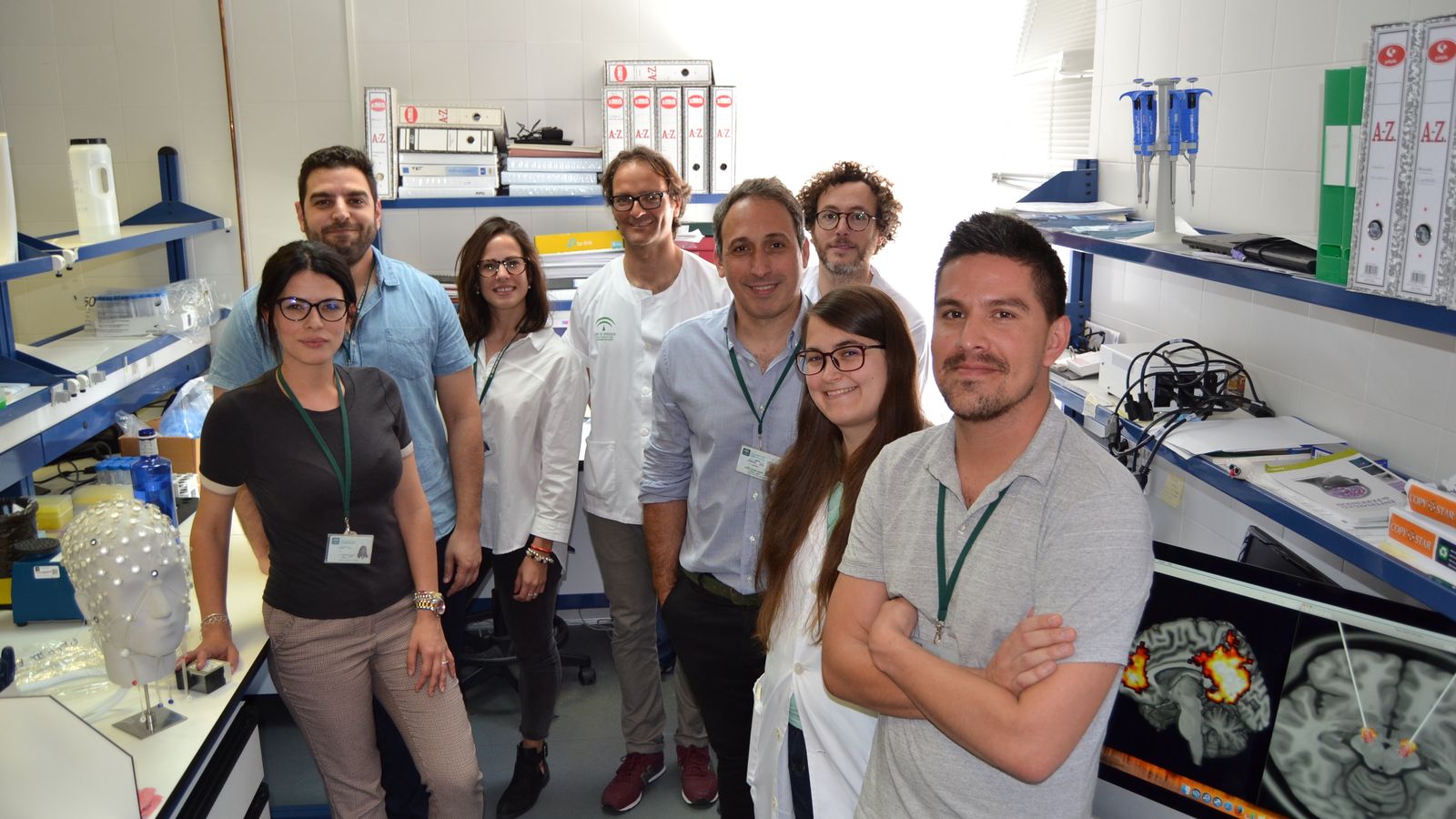 El grupo de investigadores de la UCA que participa en el proyecto.