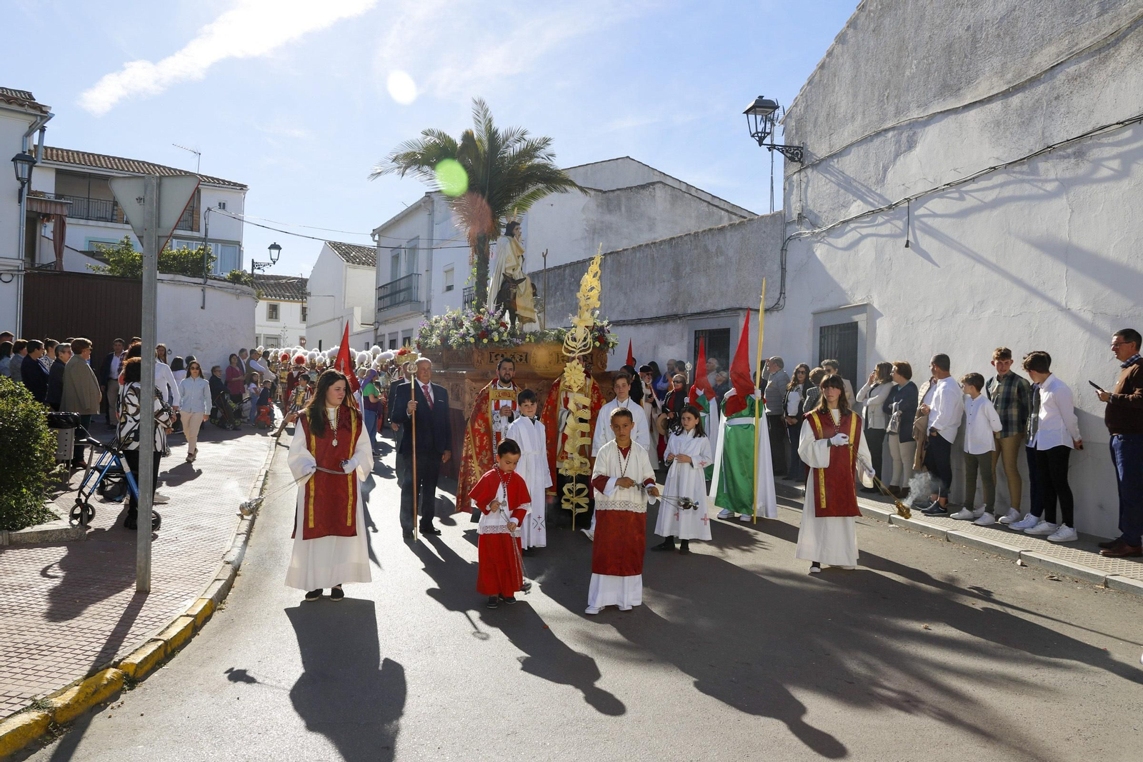 La procesión de la Borriquita en Villanueva de Córdoba, en imágenes
