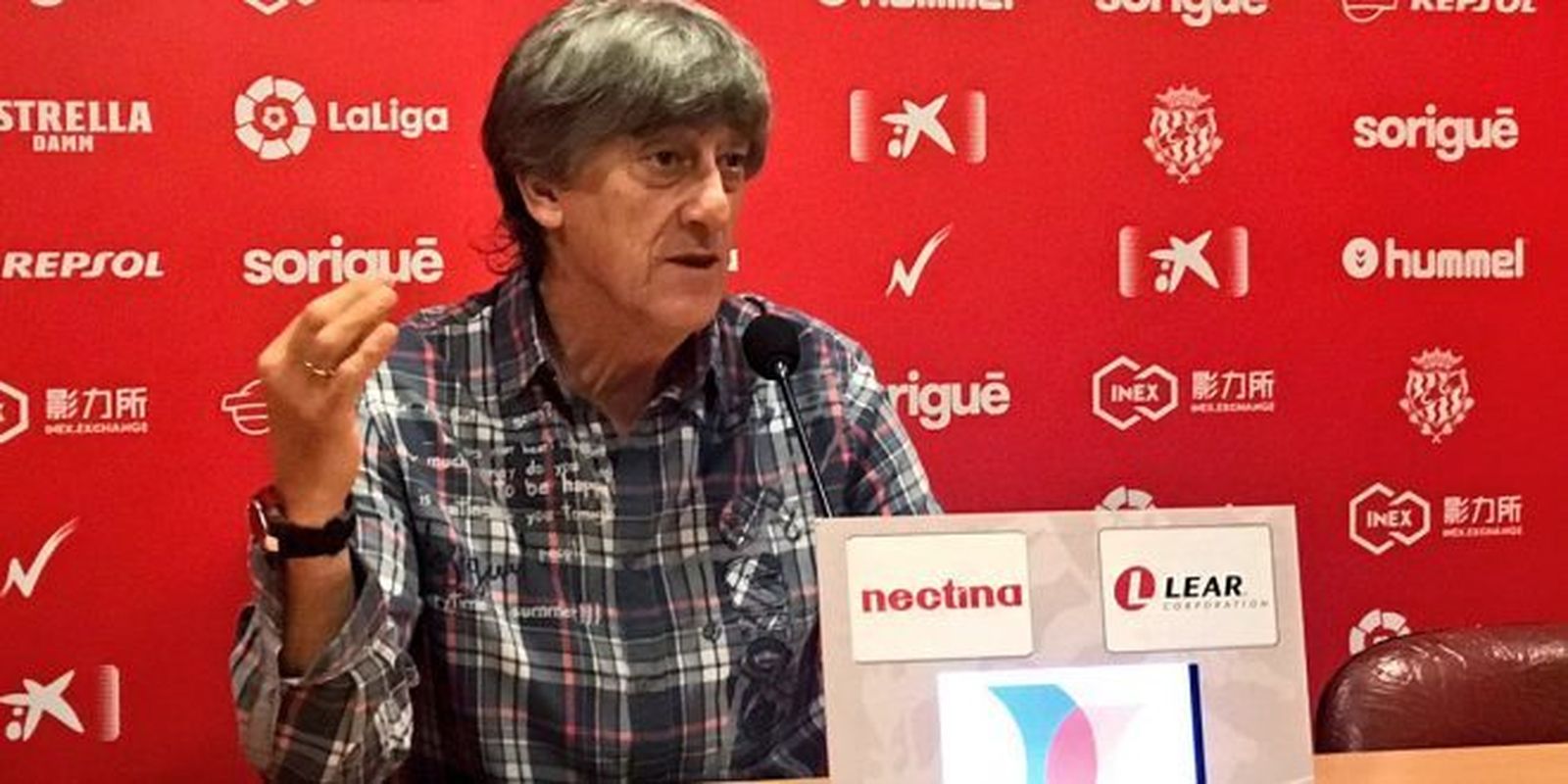 Enrique Martín, entrenador del Nàstic.