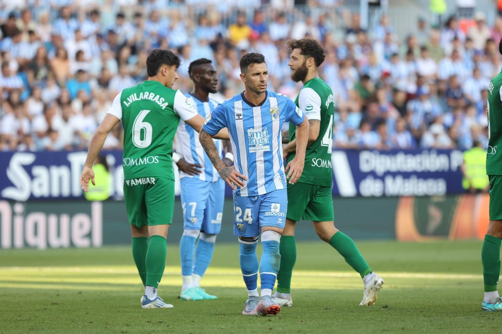 Las fotos del Málaga CF-Huesca