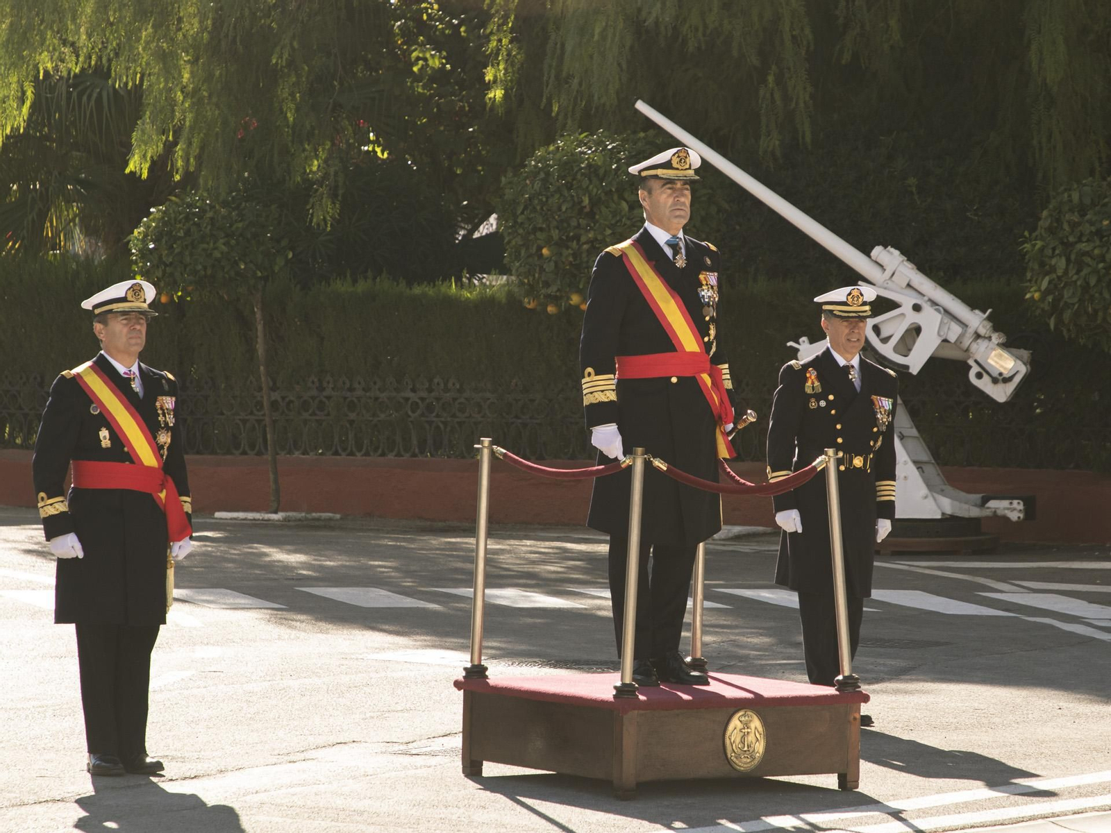 Las imágenes de la jura de bandera en la Escuela de Suboficiales de la Armada en San Fernando