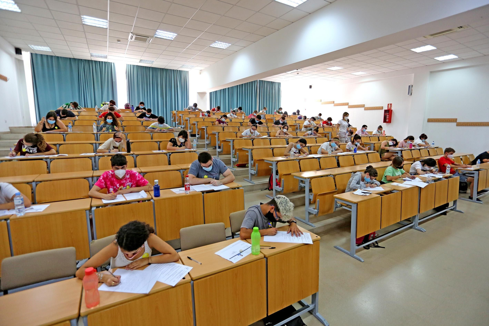 Pruebas de selectividad 2020 en el campus de Jerez
