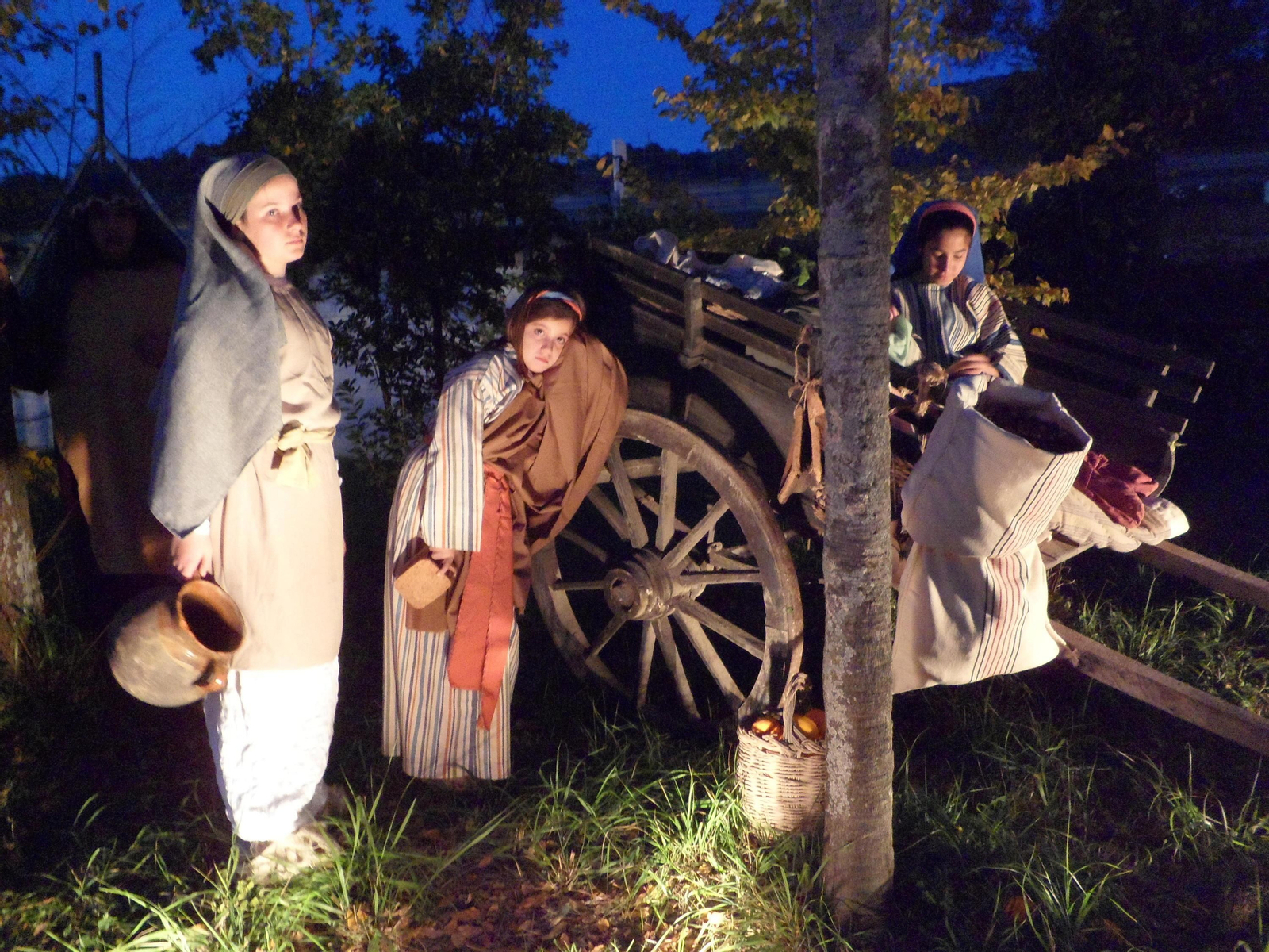 Una de las escenas del Belén Viviente de Higuera de la Sierra en 2014