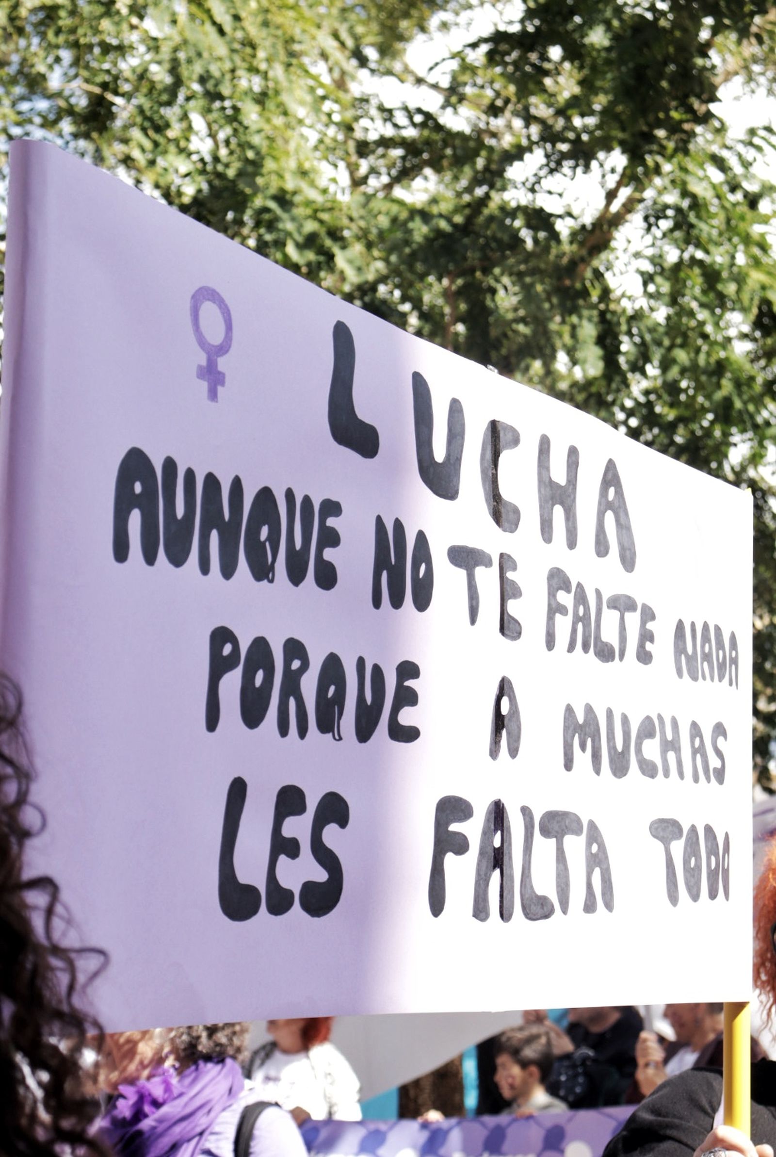 La manifestación del 8M en Málaga, en fotos