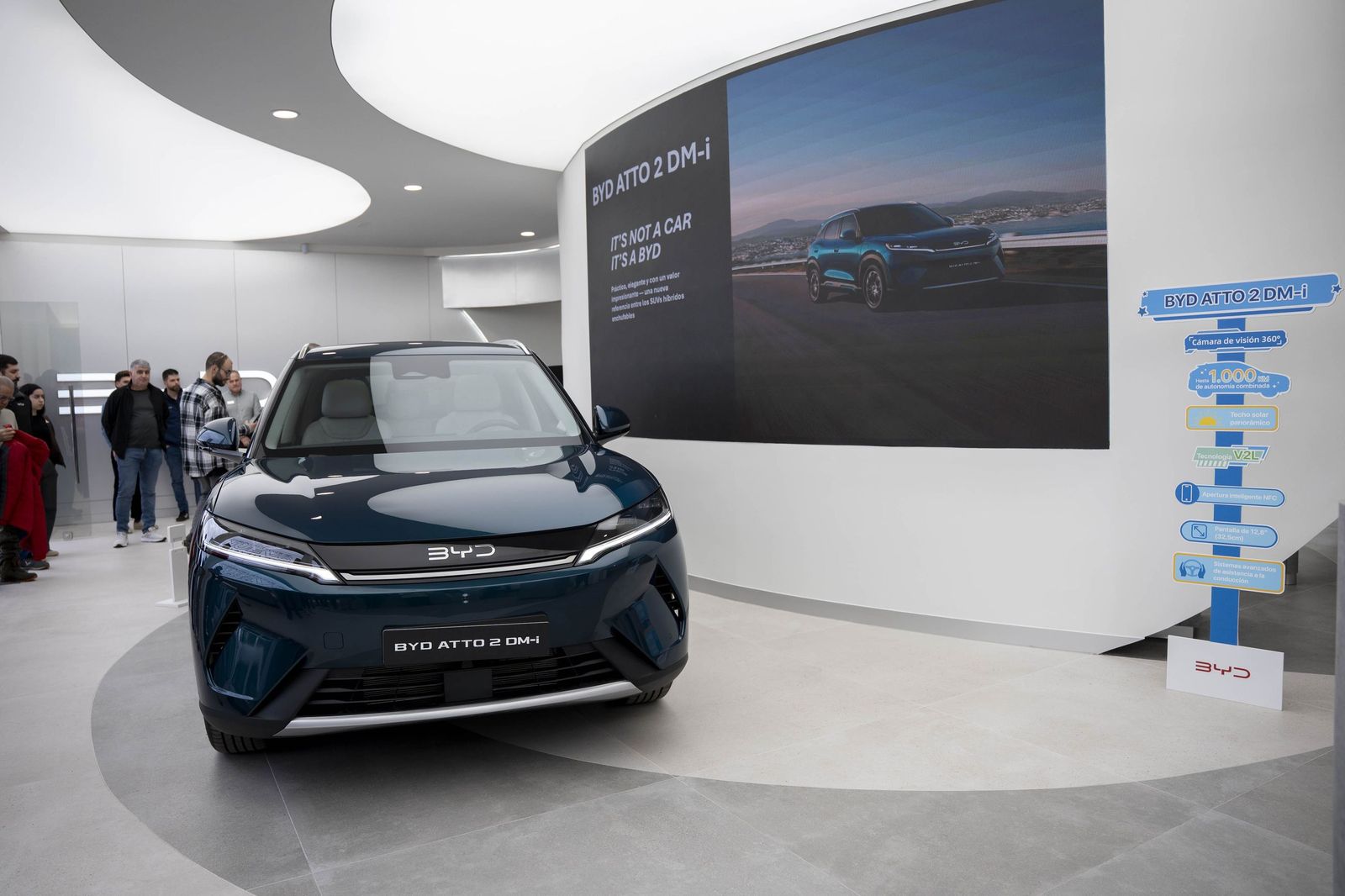 Presentación del nuevo BYD Atto, el coche eléctrico en imágenes