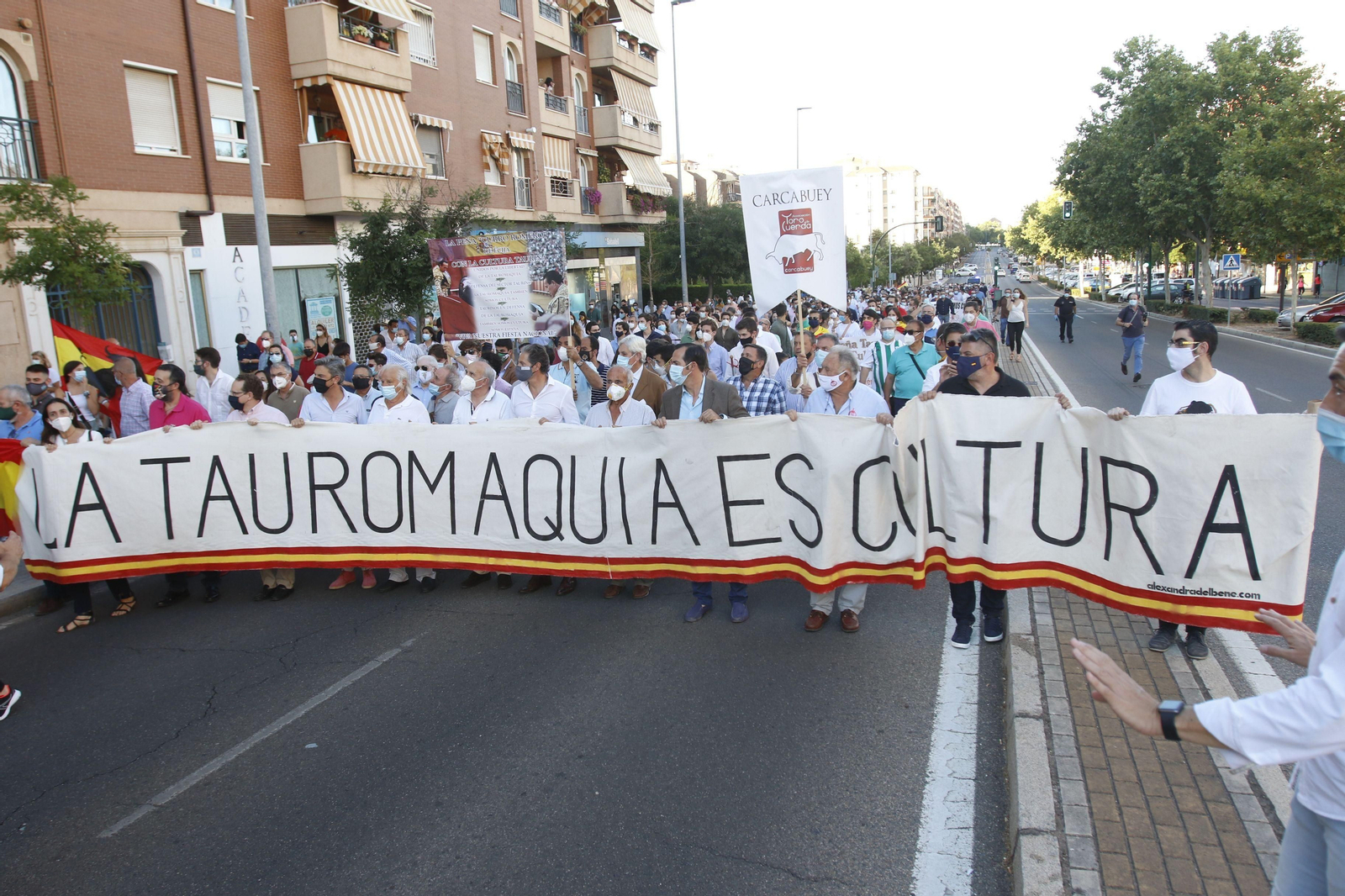 Las fotografías de la marcha en defensa de la tauromaquia en Córdoba