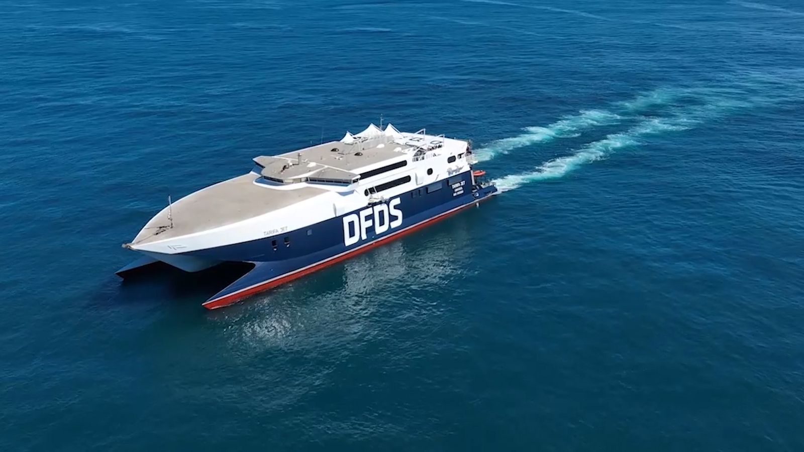 El ferry Tarifa Jet de FRS/DFDS