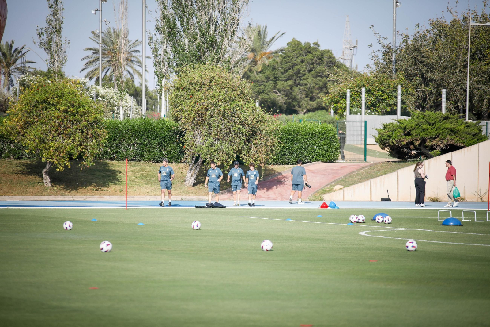 Primer entrenamiento pretemporada del Almería, en imágenes