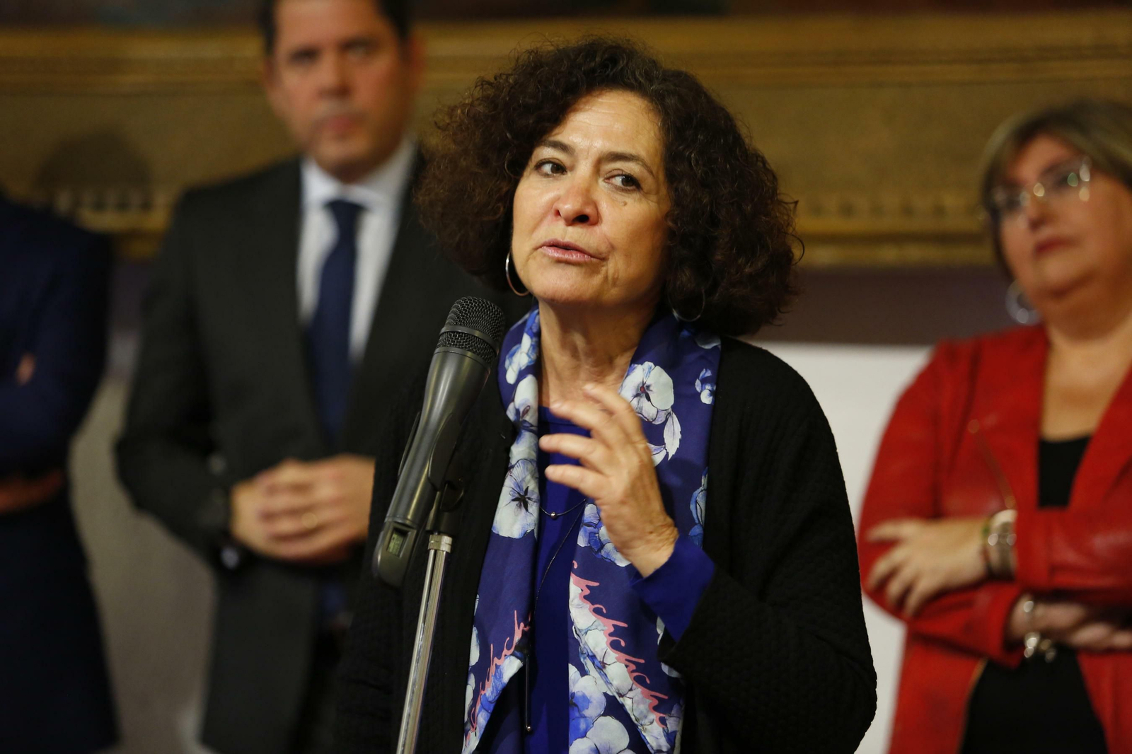 La rectora de la Universidad de Granada, Pilar Aranda.