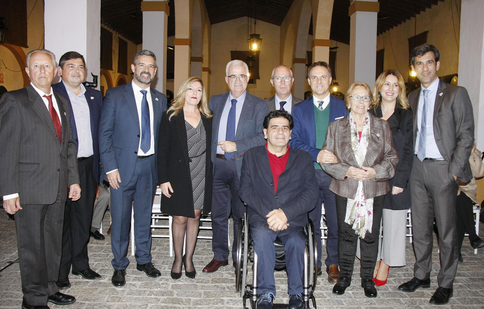 Una imagen de responsables de Afanas y autoridades.