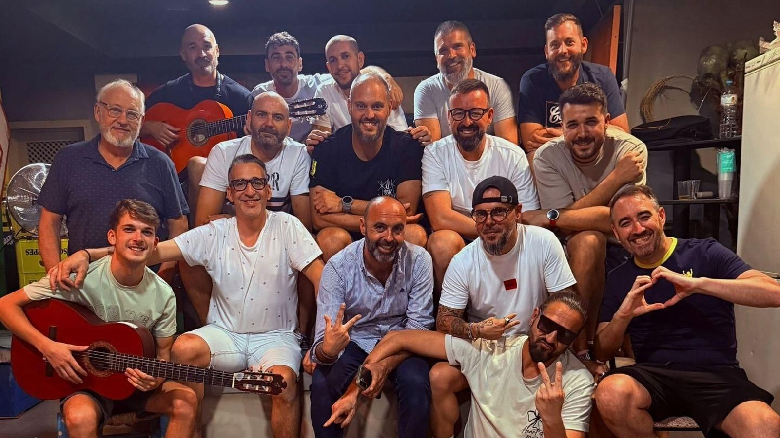 La chirigota 'Nos hemos venío arriba'.