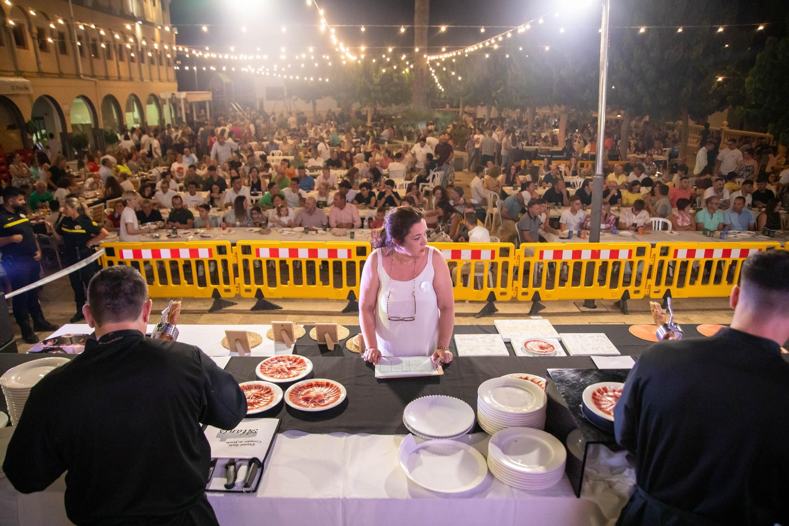 Concurso de cortadores de jamón en Serón, en imágenes