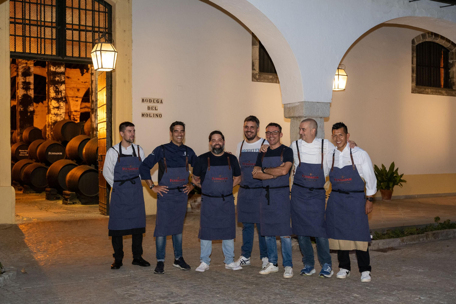 Los reconocidos chefs, en Fundador.