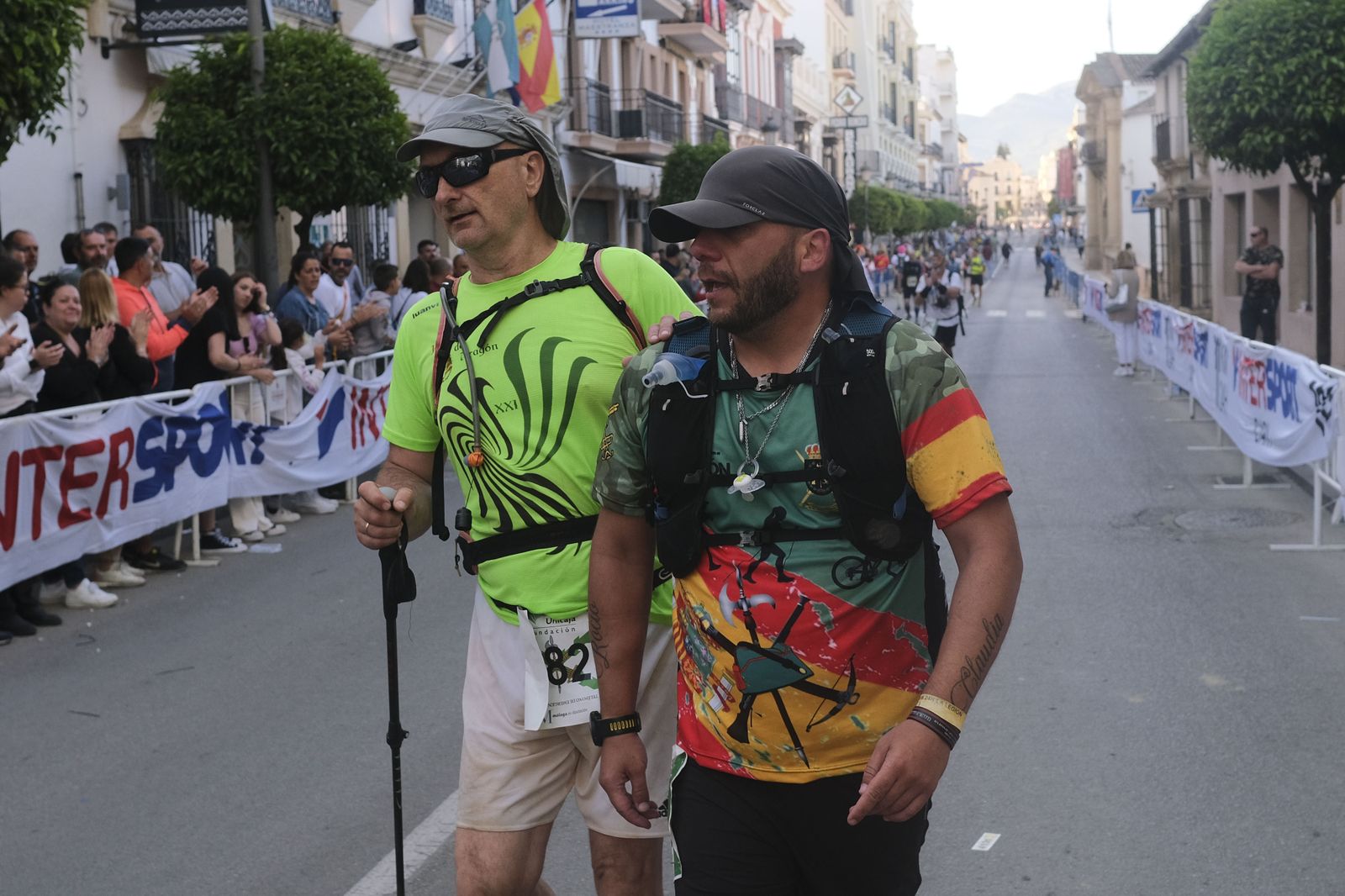 Cierre de la meta de los 101 kilómetros de la Legión, en fotos.