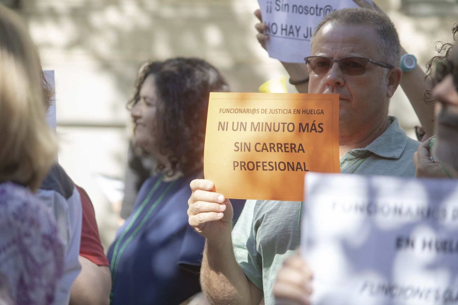 Un momento de la concentración.