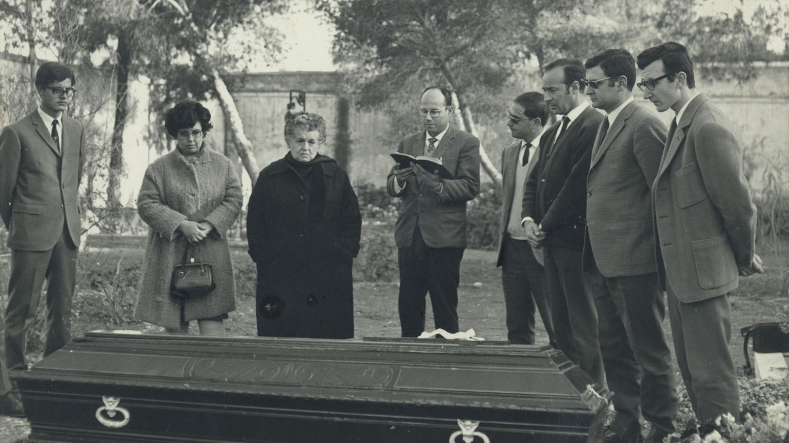 Cementerio Inglés, enterramiento. Fotografía cedida por Gaspar Cuenca