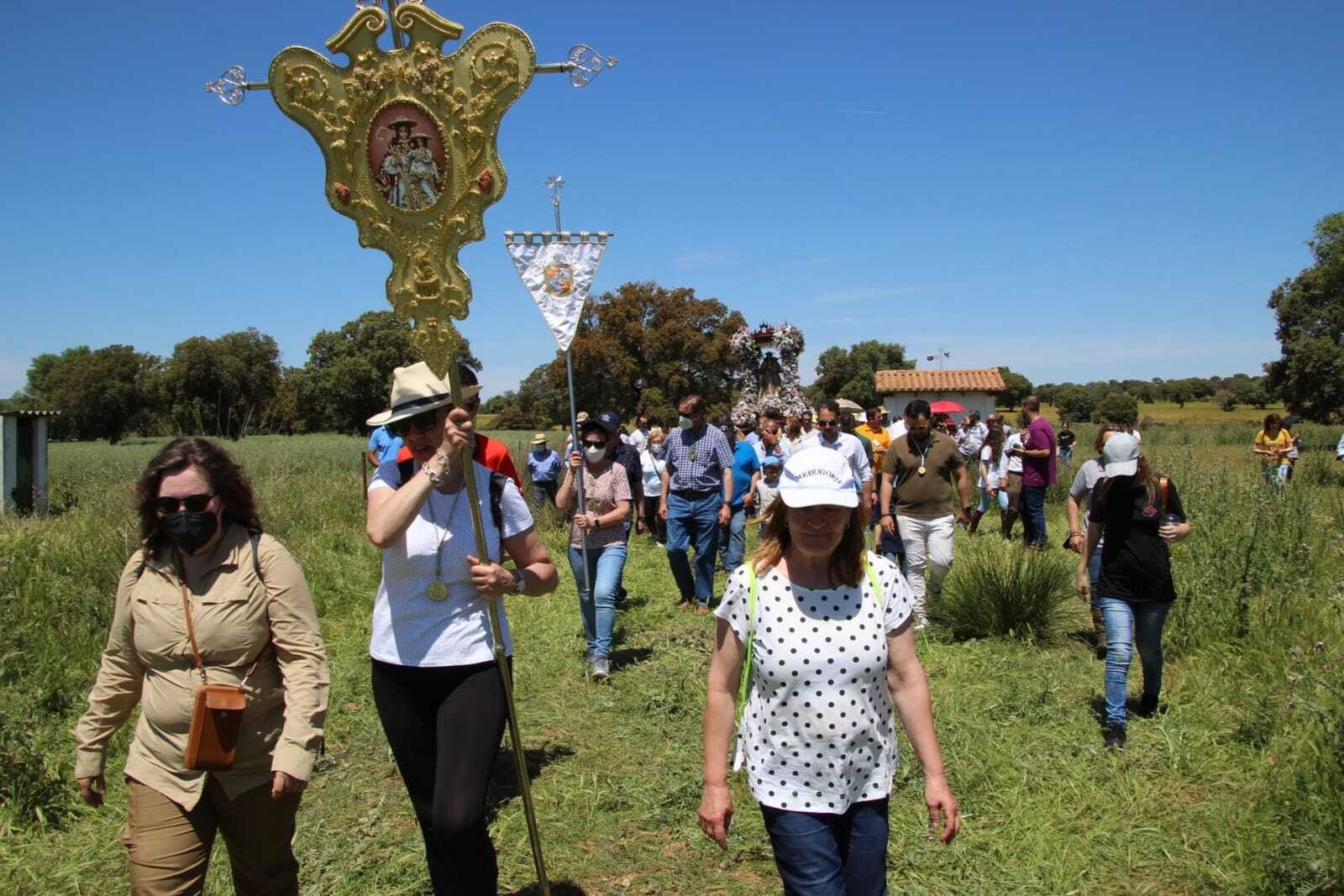 La romería de la Virgen de la Antigua de Hinojosa del Duque, en fotografías