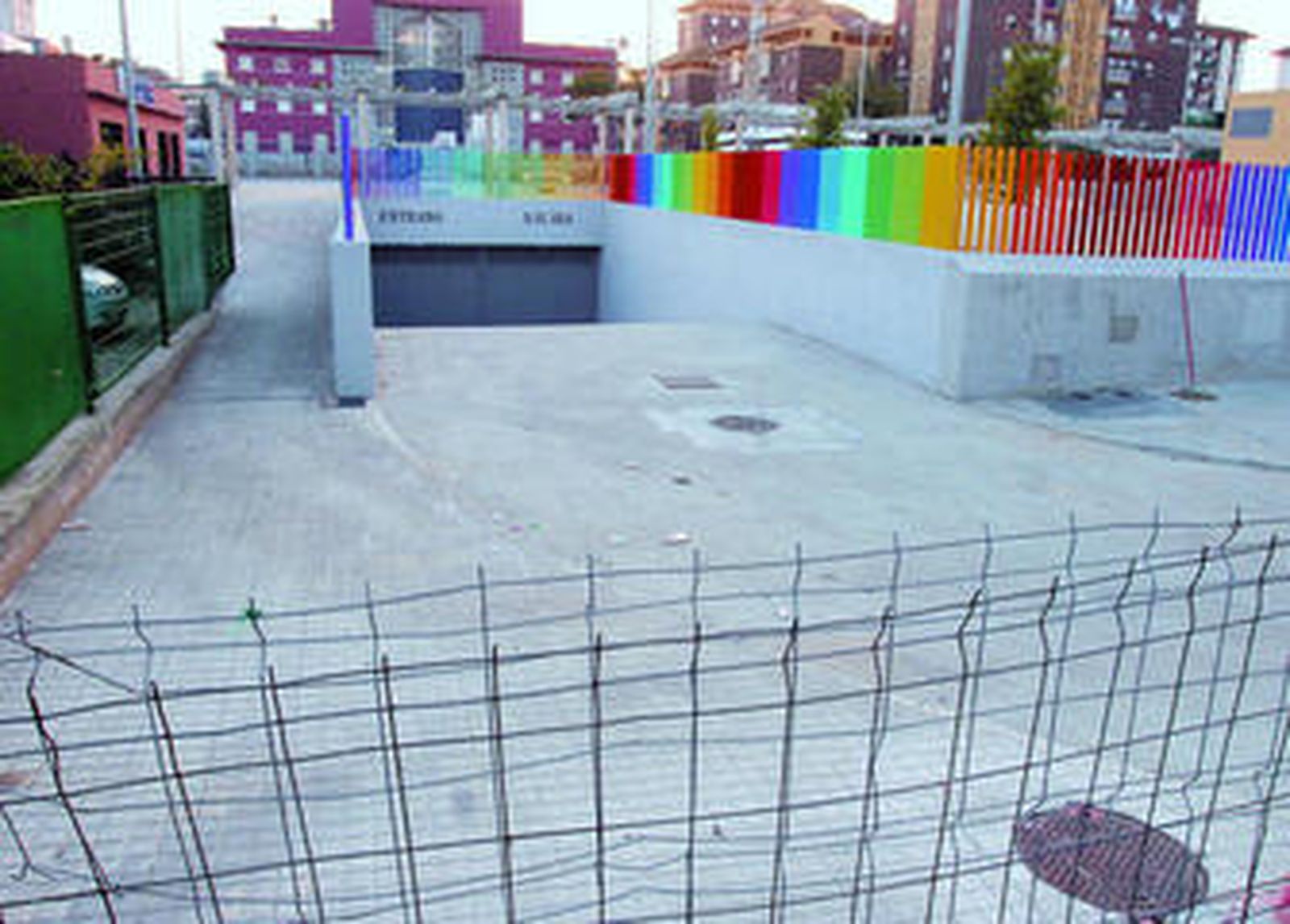 Las obras del parking de la plaza de la Autonomía se encuentran en fase de recepción.