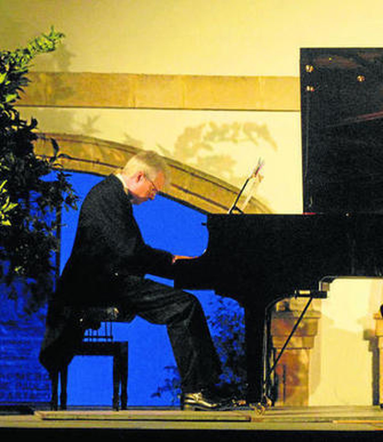 Un concierto reciente del pianista Pedro Salvatierra.
