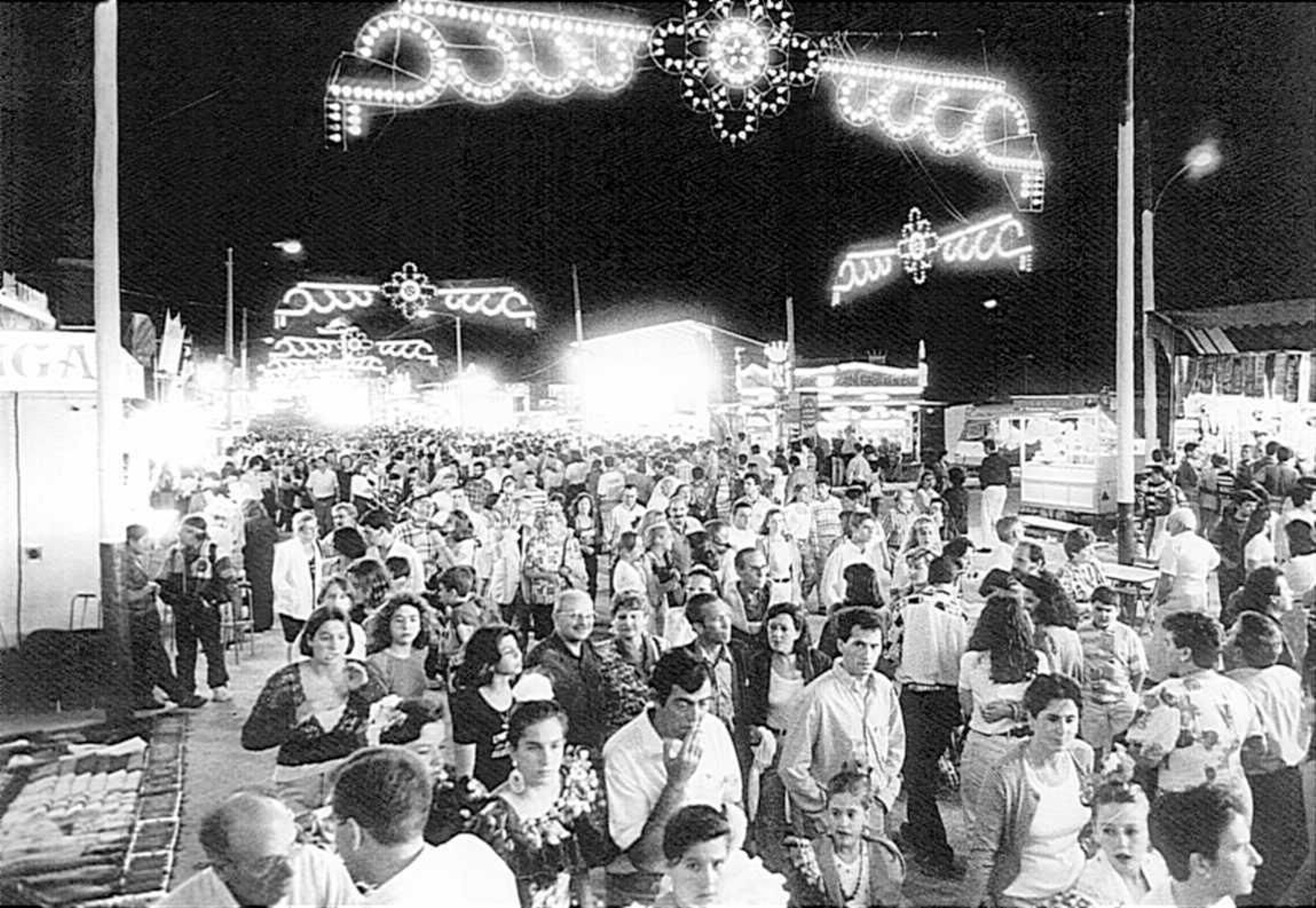 Así ha cambiado la Feria de Puerto Real en los últimos 30 años