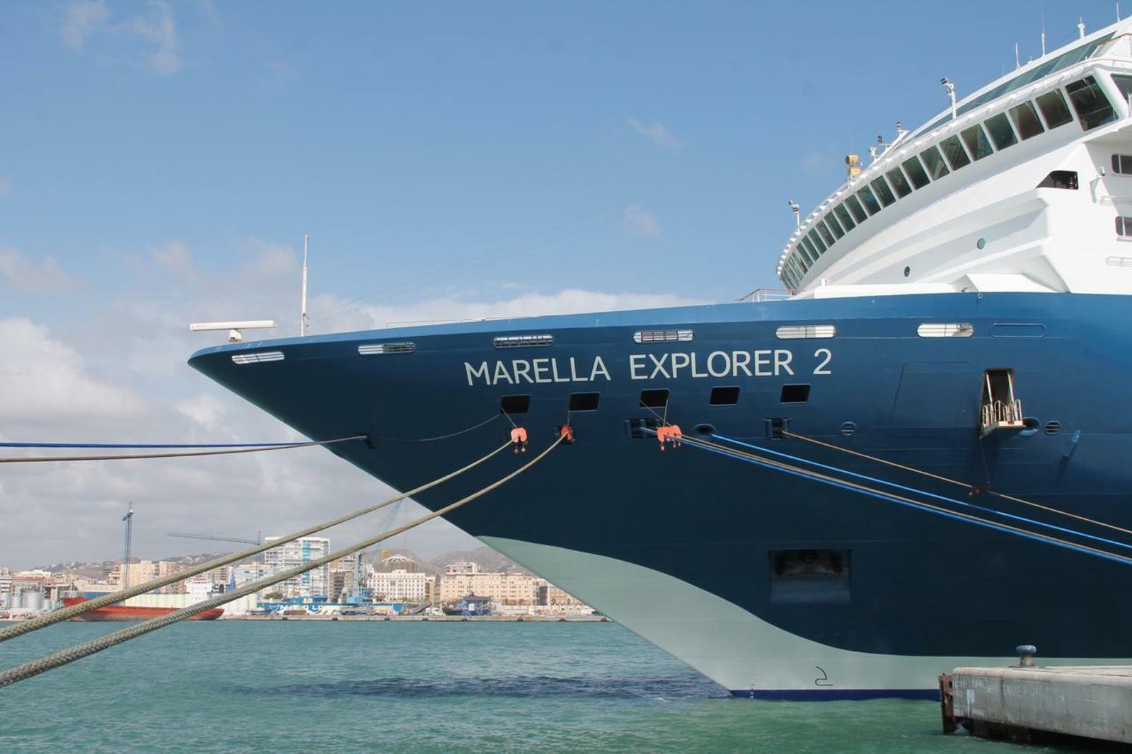 Las fotos del crucero ‘Marella Explorer 2’ atracado en el puerto de Málaga