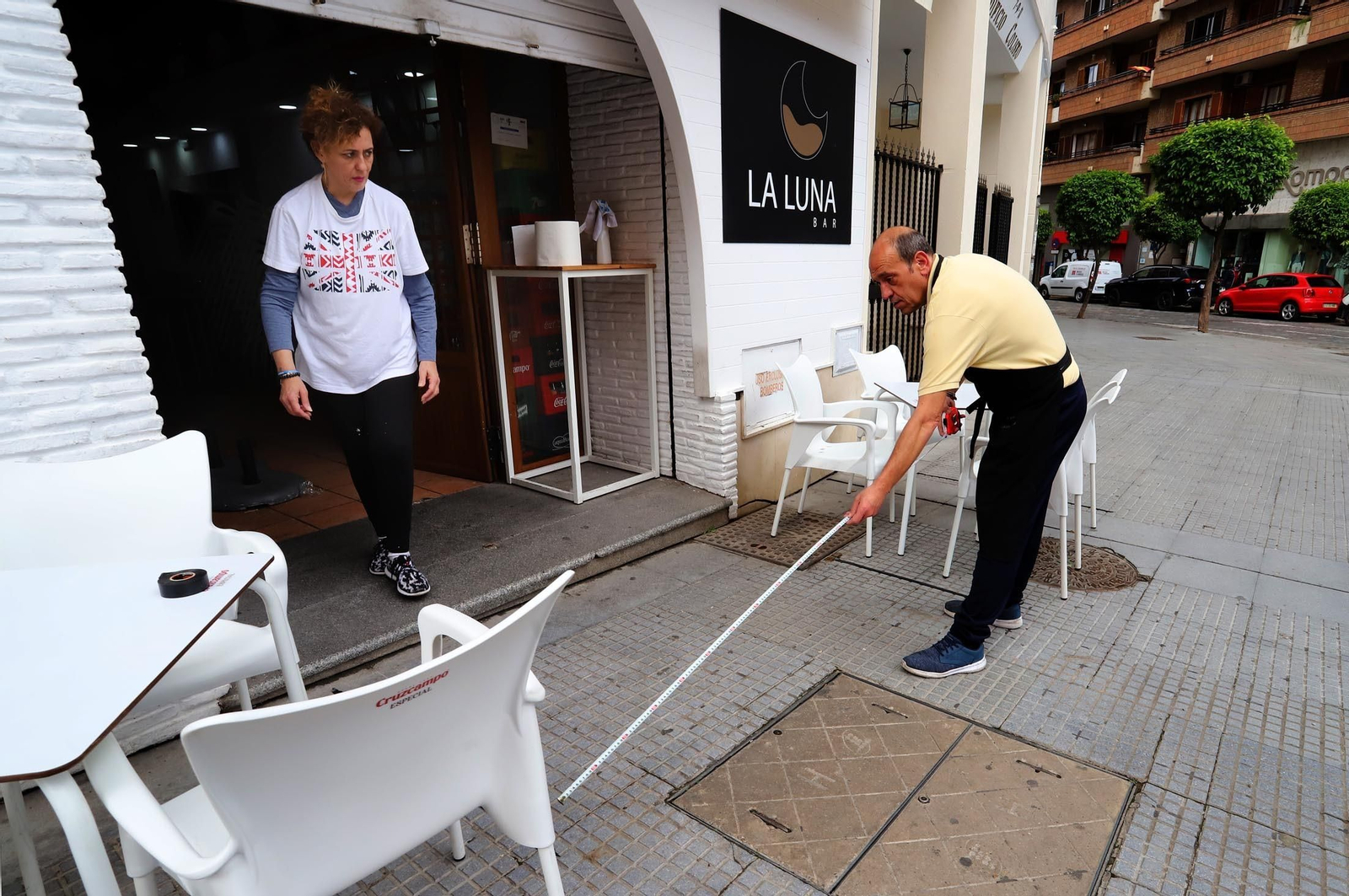Curiosas imágenes del domingo antes de entrar en la fase 1 de la desescalada