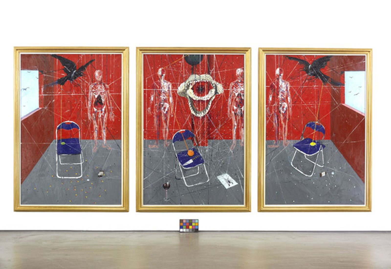 Damien Hirst deja el formol por los pinceles, pero no convence