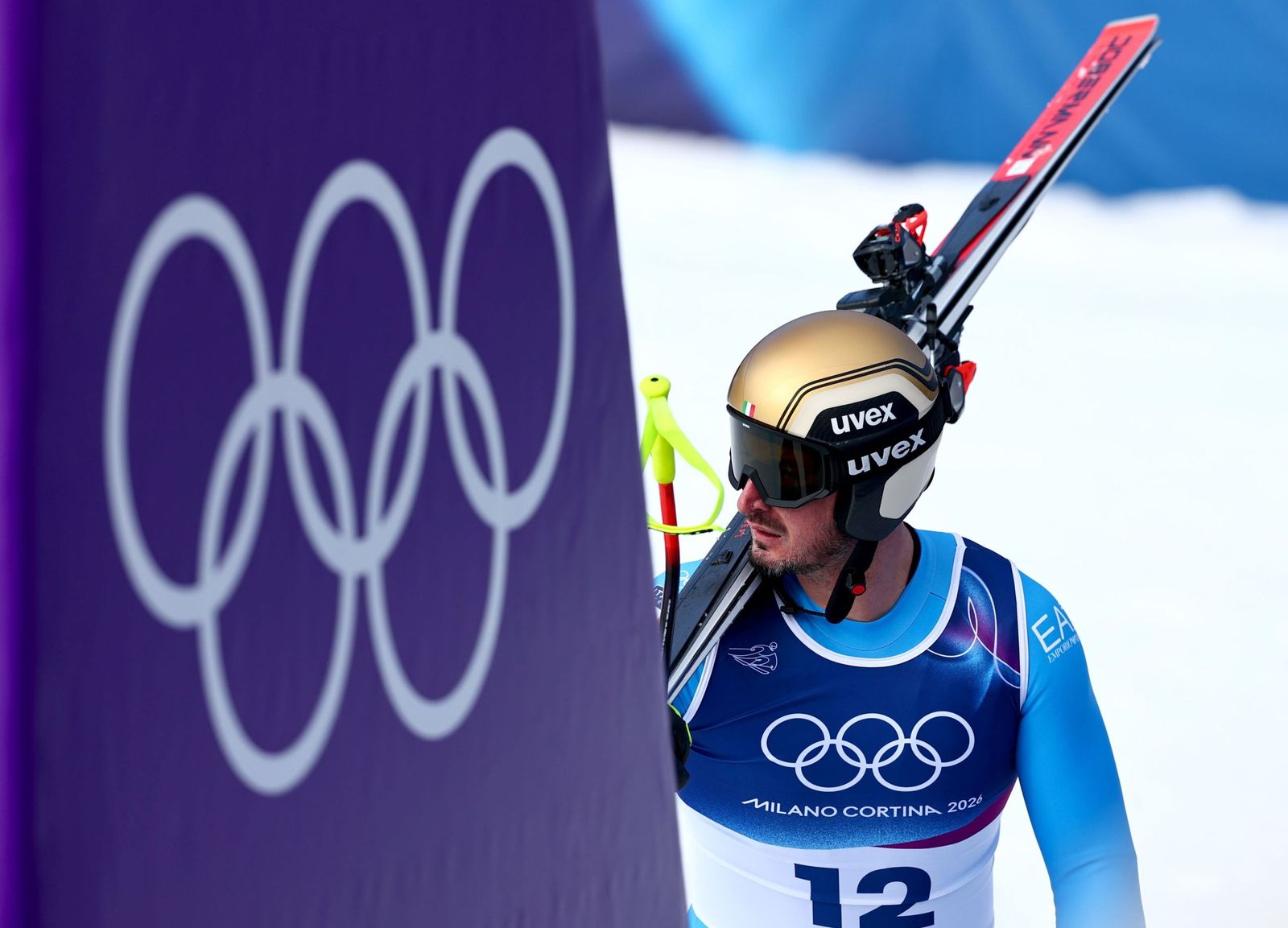 Las espectaculares fotos del descenso masculino en los Juegos Olímpicos de invierno