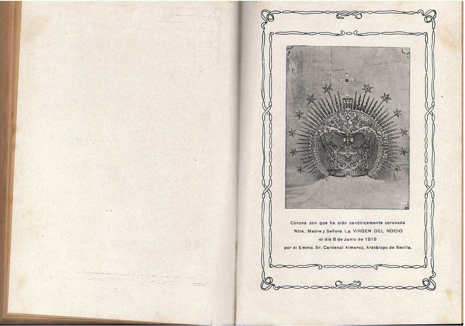 Listas de donativos para la corona de la Virgen del Rocío de 1919