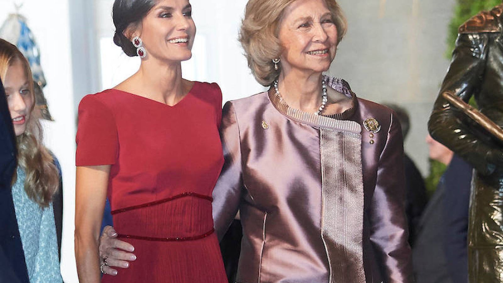 La Reina Letizia y la Reina Emérita, cómplices, en una imagen tras el 'rifirrafe' de 2018.