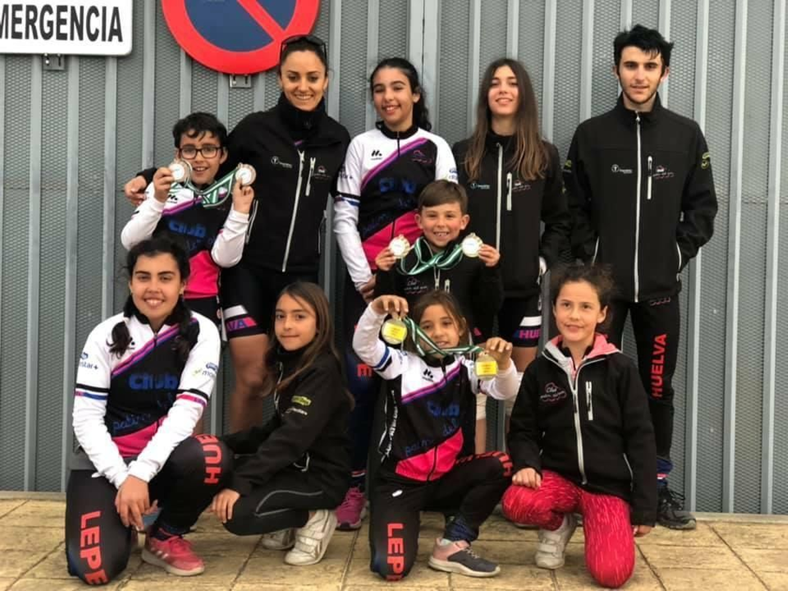 Representantes del Club Patín del Sur en el Andaluz.