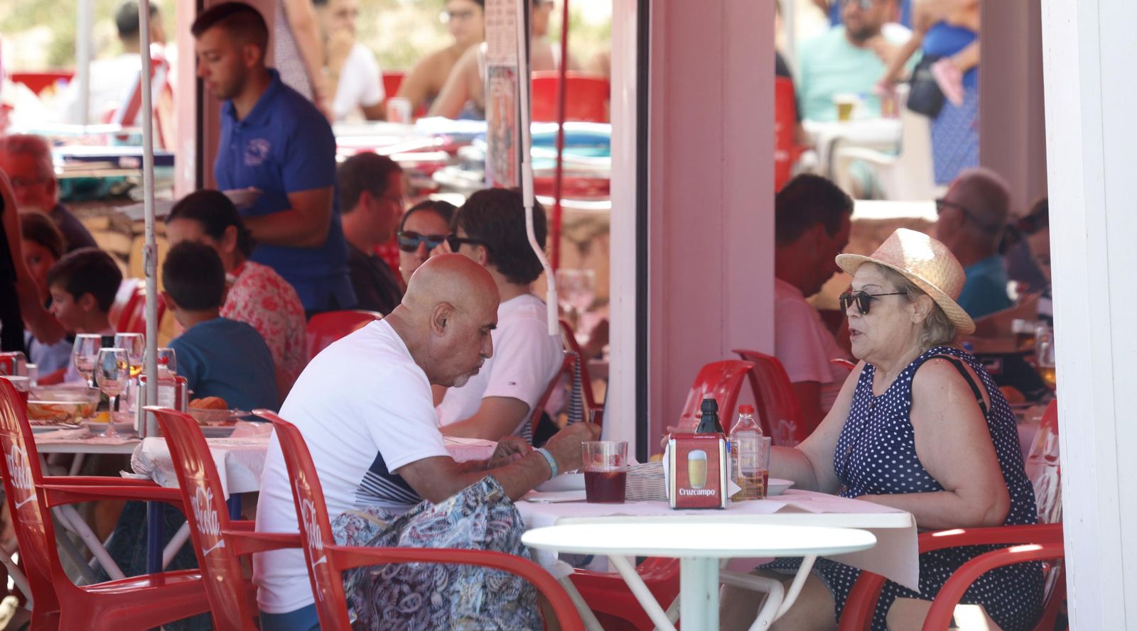 Fotos del sábado en la playa de Getares