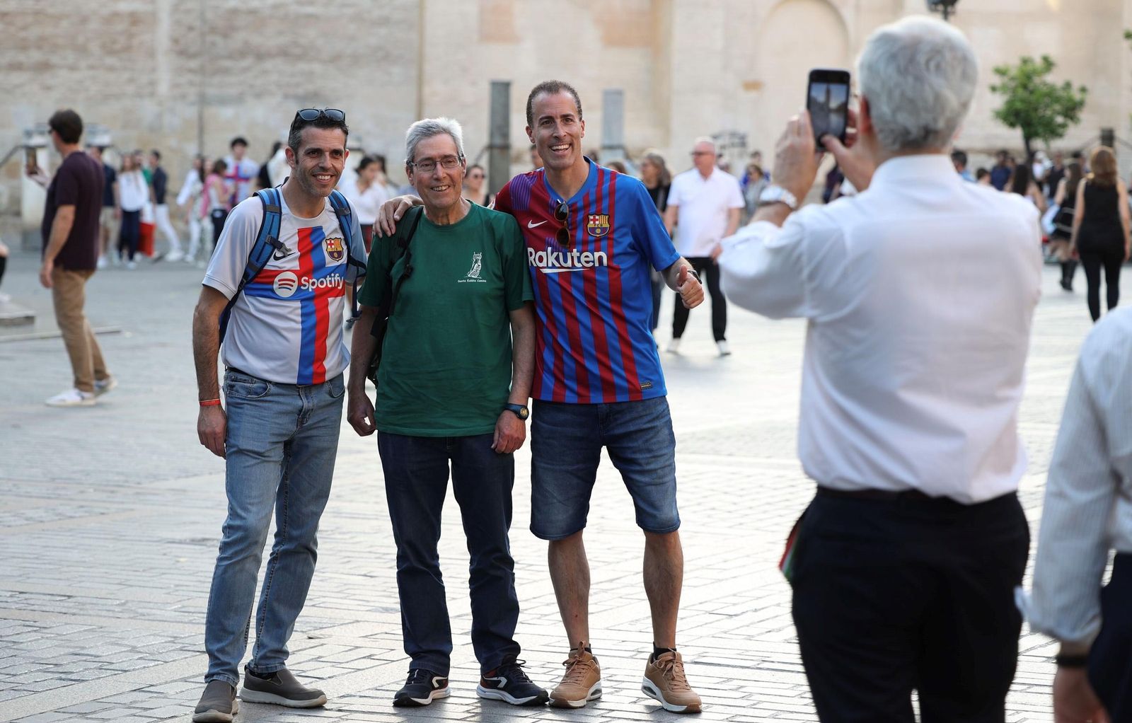 La fotos del día antes de la final de Copa Barcelona - Real Madrid