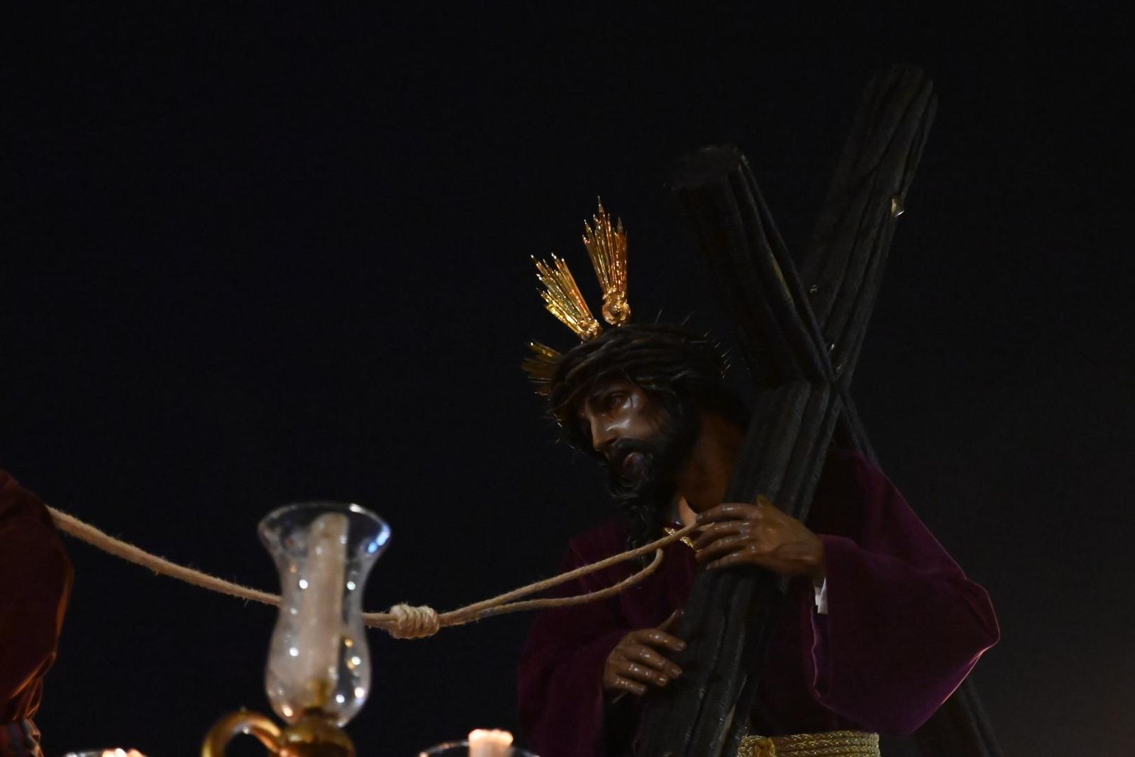 La procesión de la hermandad de la O de Córdoba en este Sábado de Pasión, en imágenes