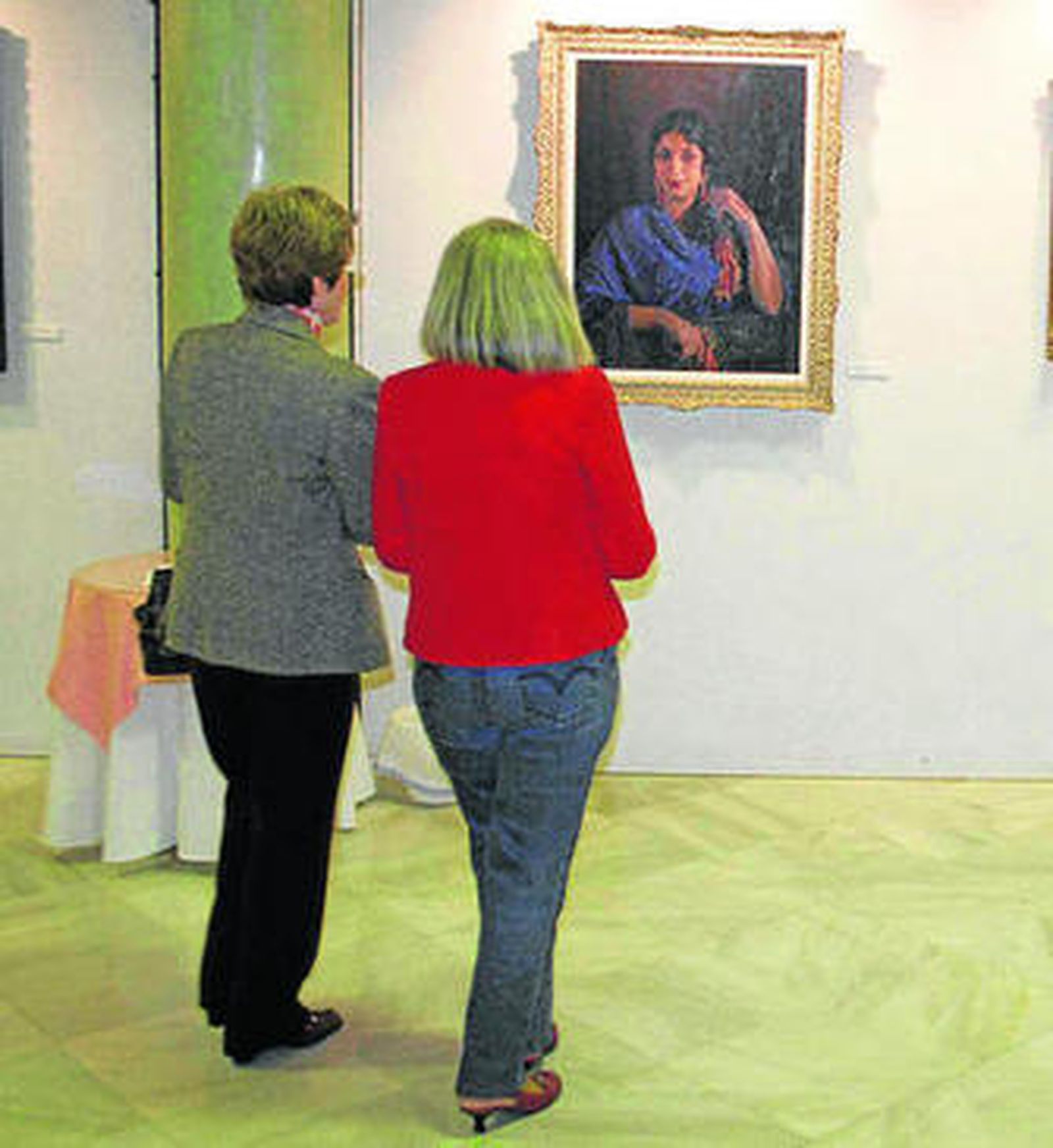 Uno de los cuadros presentes en la exposición.