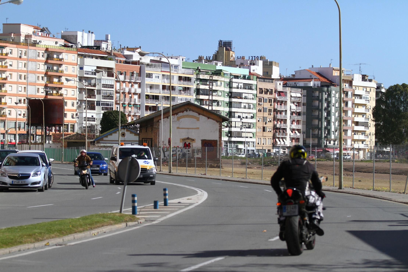 Panorama actual de la Avenida de Italia. Panorama actual de la Avenida de Italia.