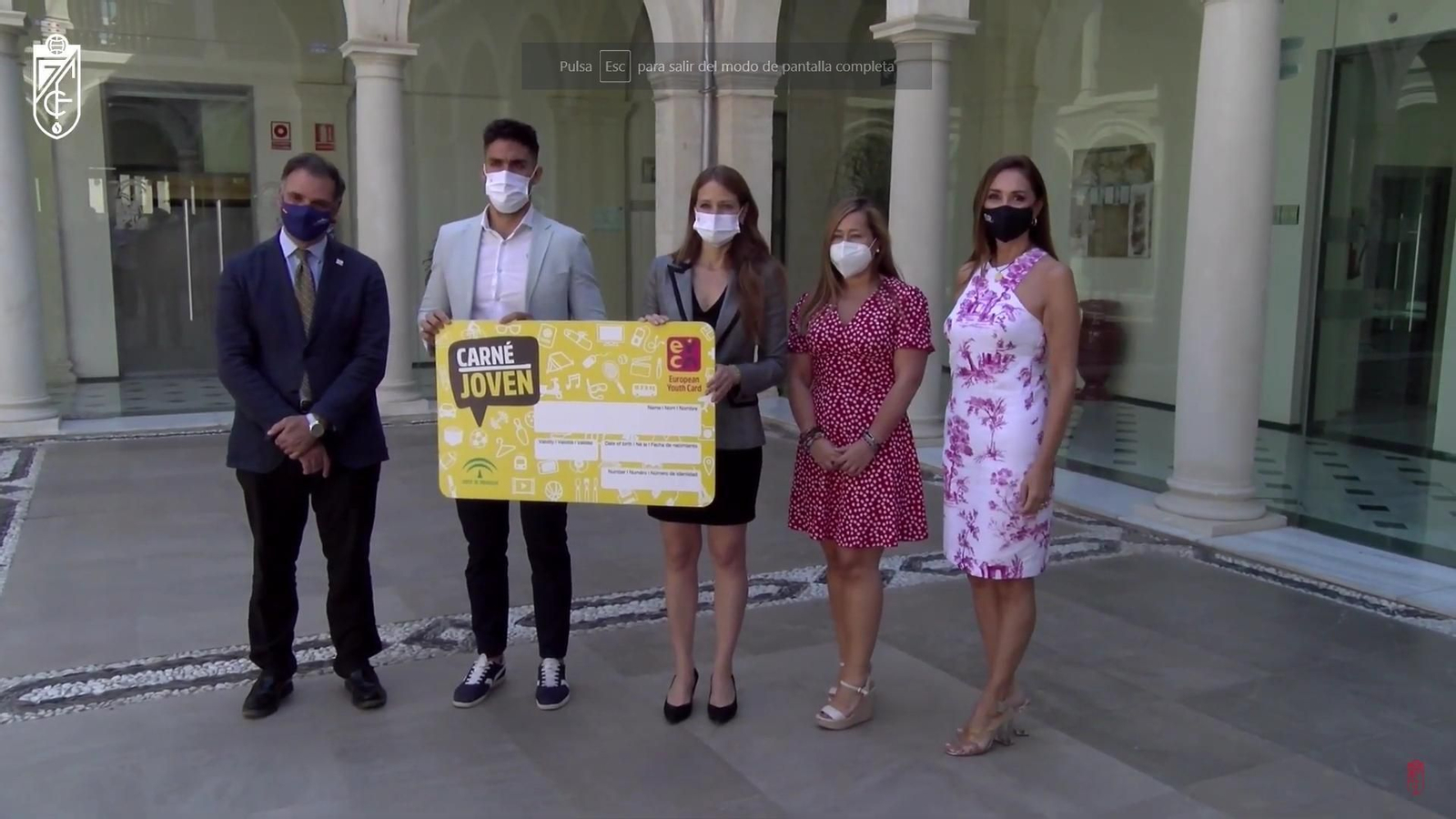 El Granada CF colabora con el Carné Joven del IAJ.