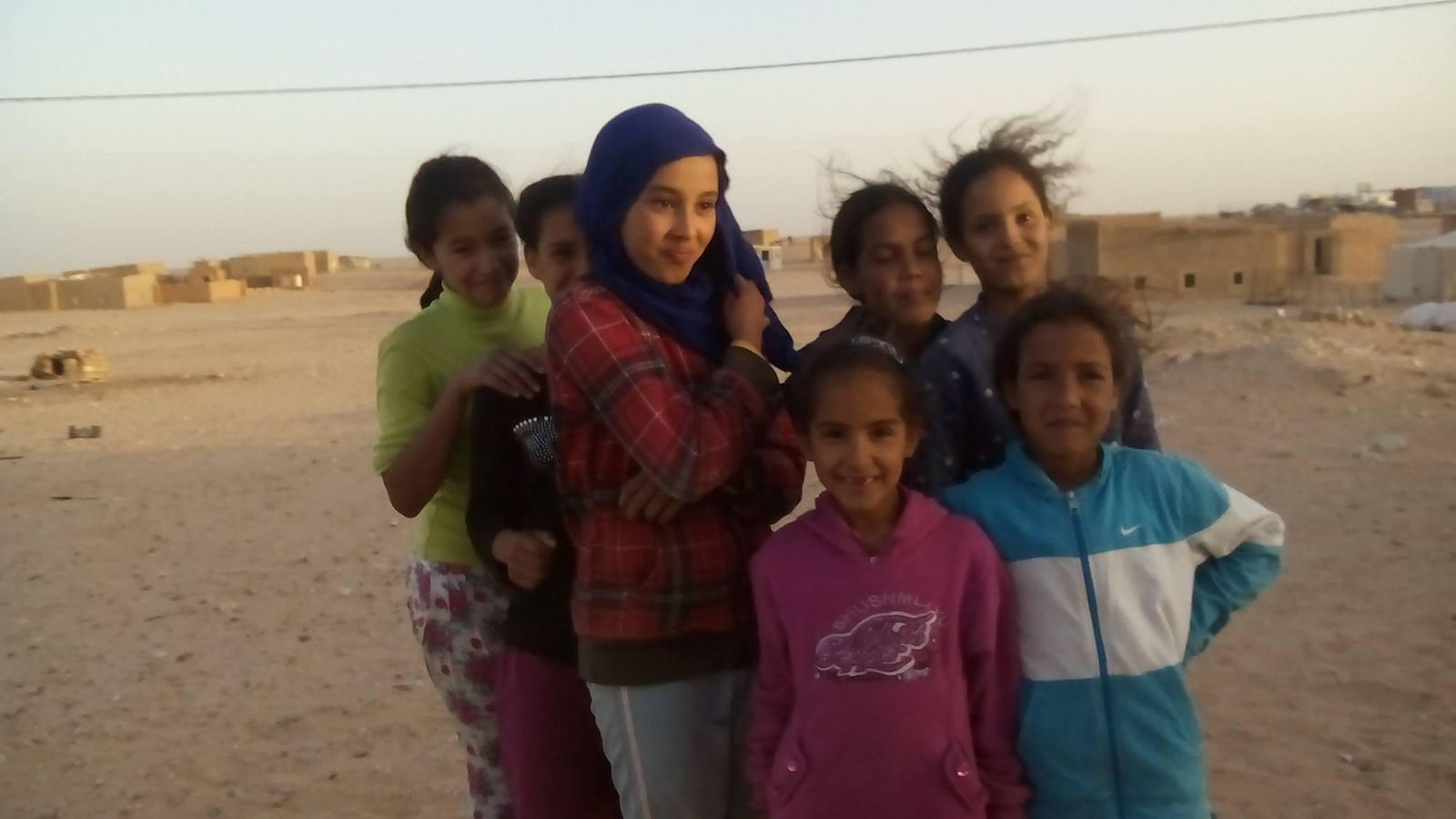 Niños saharauis que han visto truncado su sueño de venir a Almería a pasar el verano