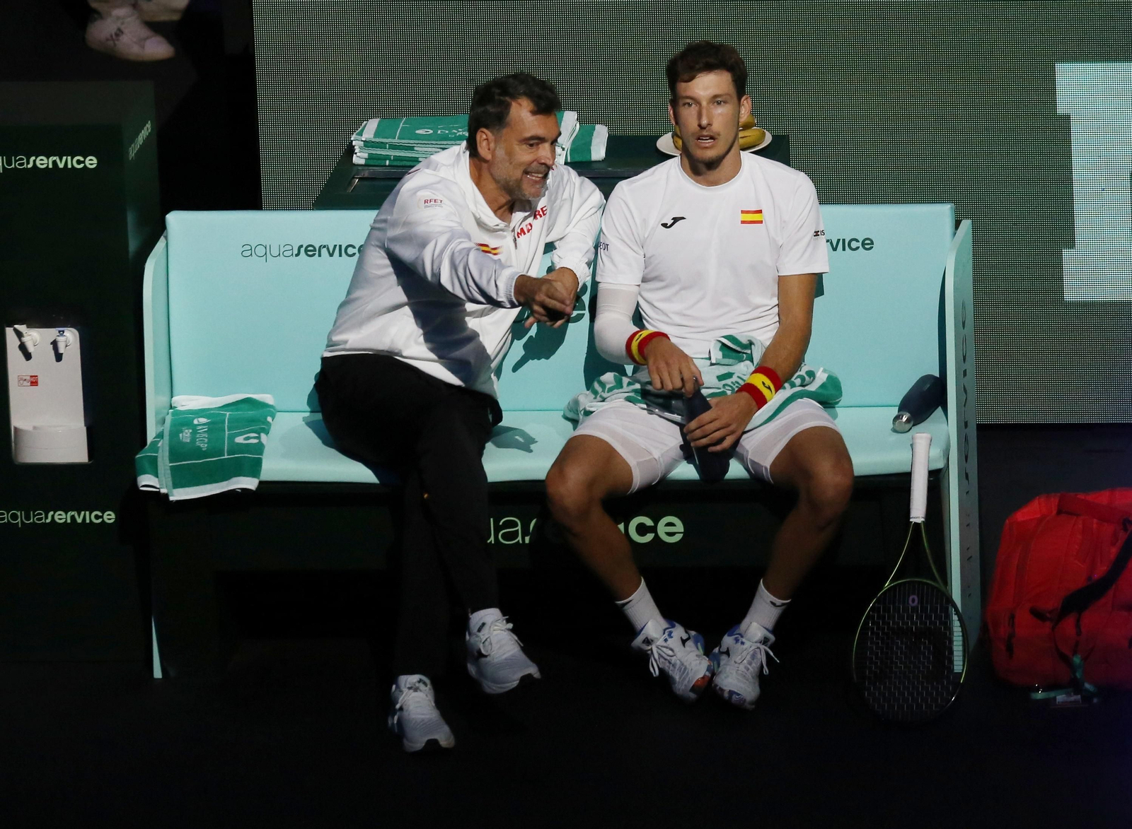 Pablo Carreño-Marin Cilic, en imágenes