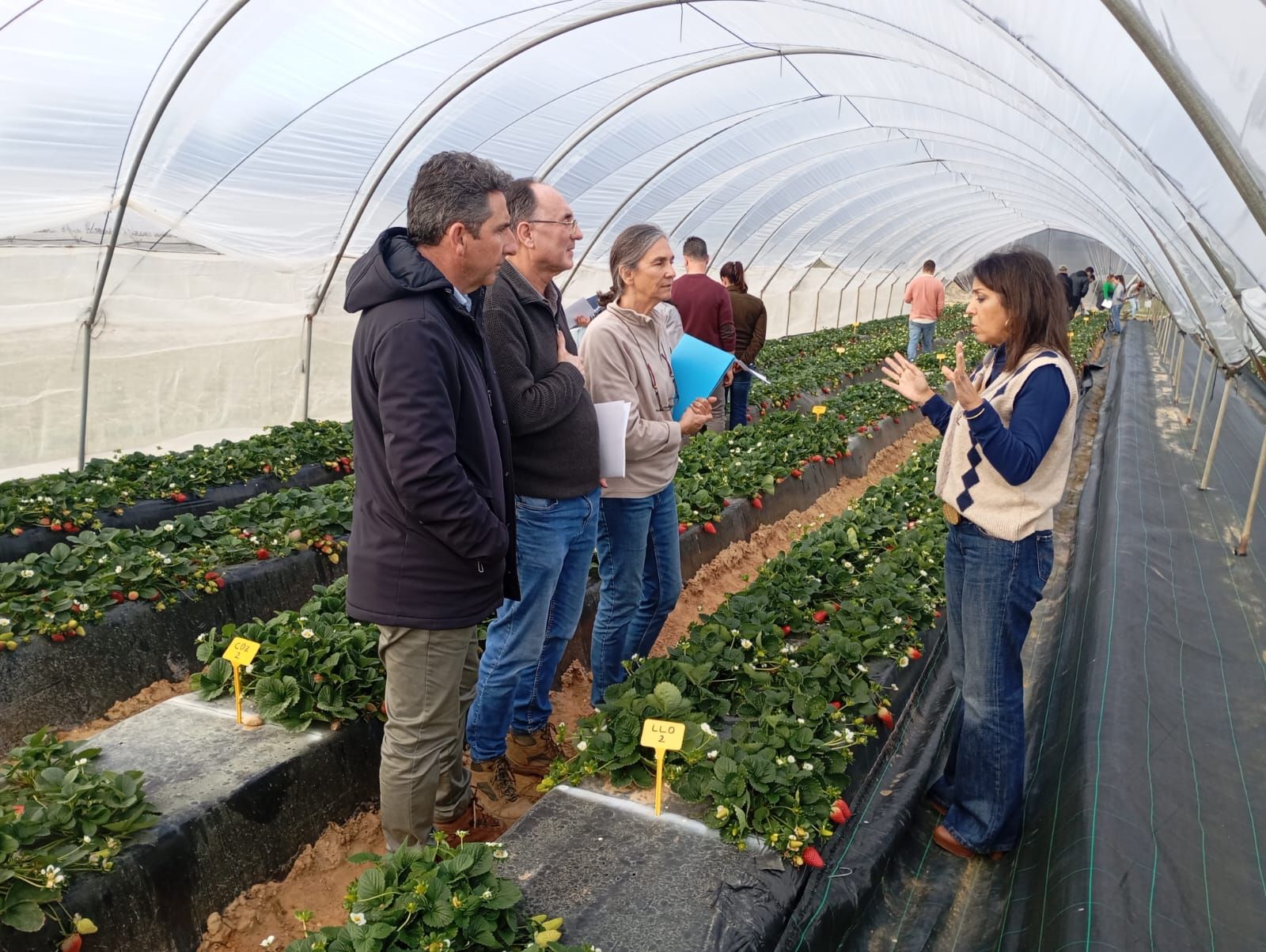 Visita a la finca experimenal.