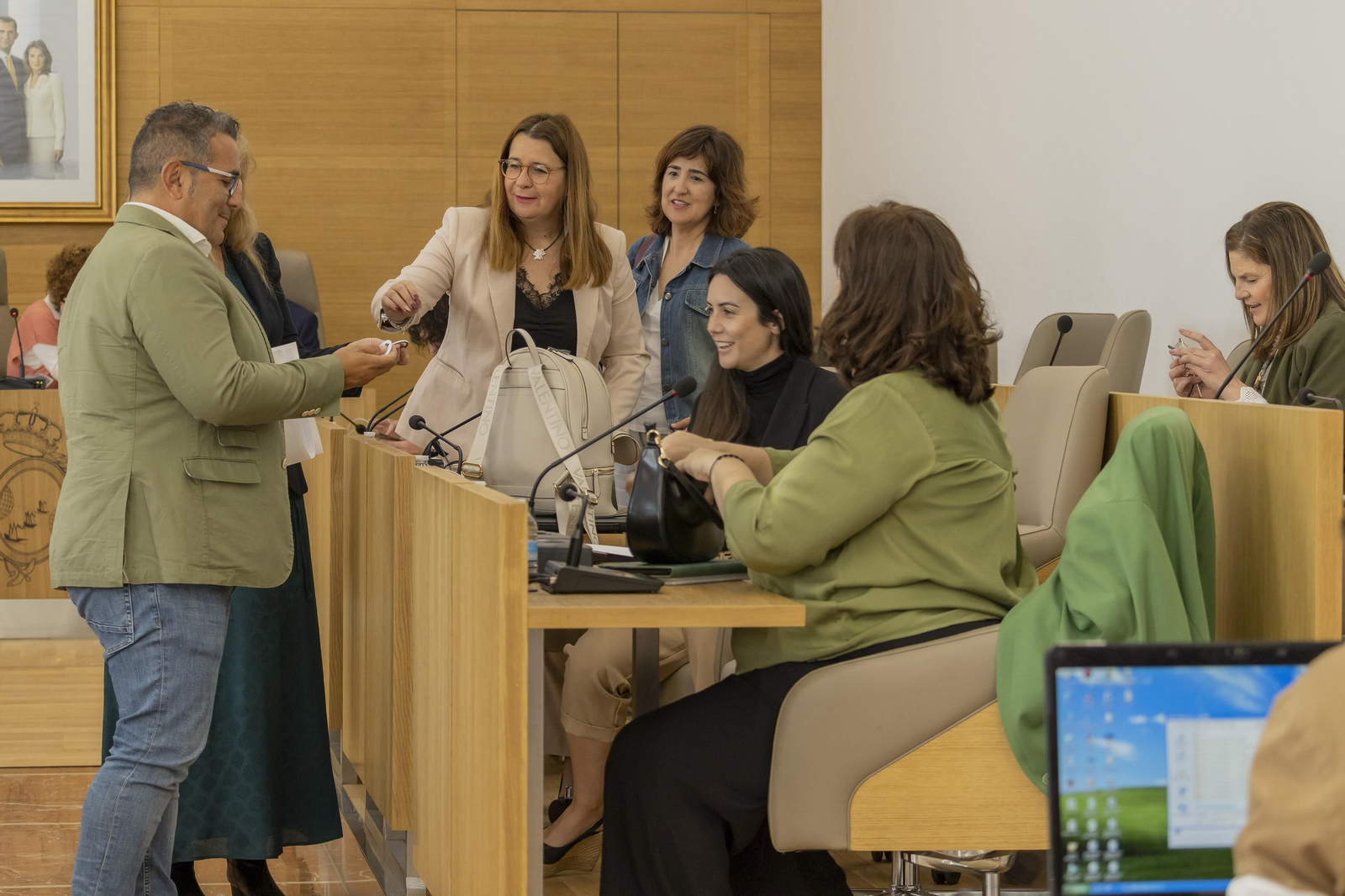 Imágenes del pleno celebrado en la Diputación