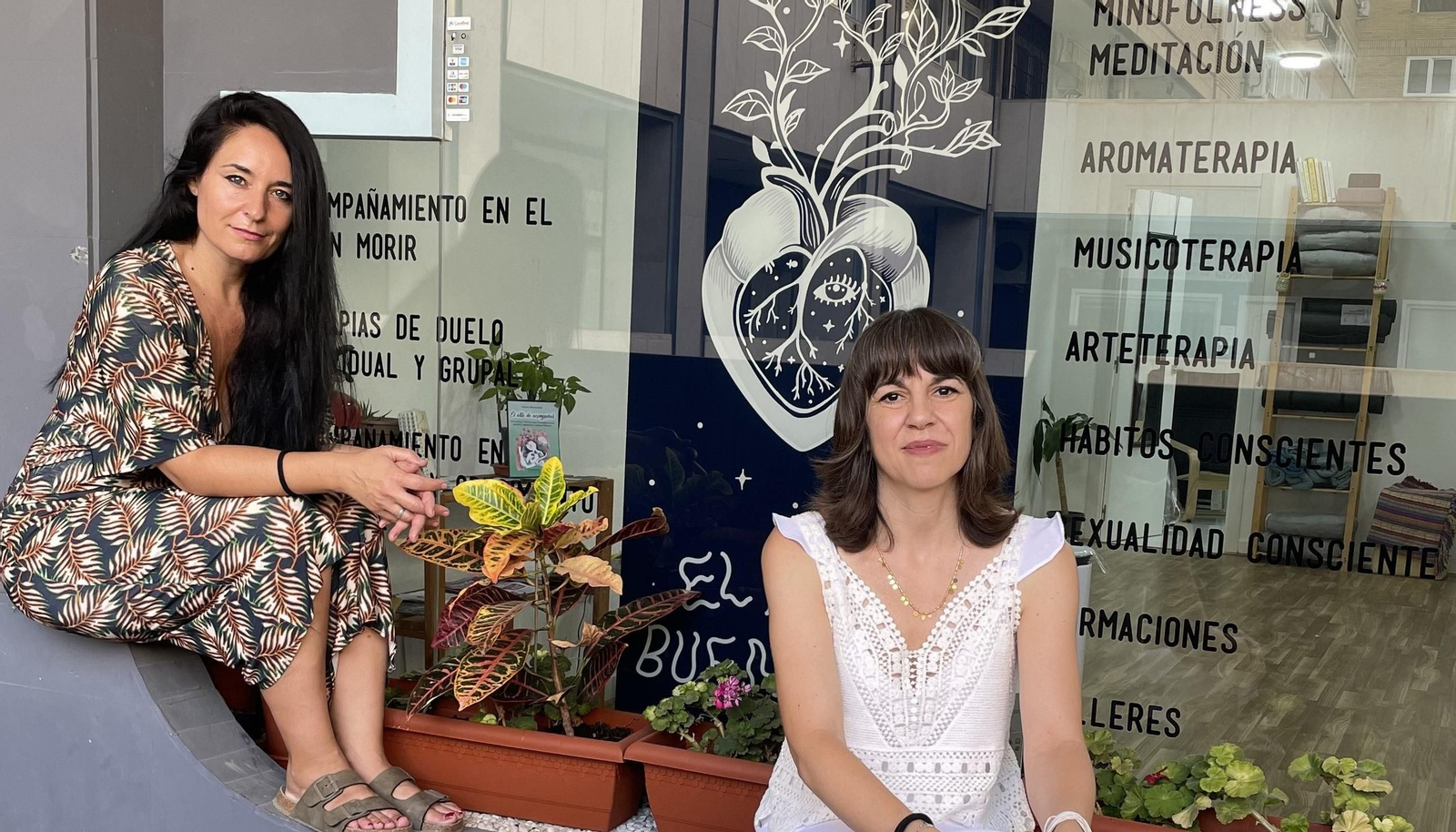 Ysa Marín y Nagore Fuentes, presidenta y vicepresidenta, respectivamente, de ‘El Arte del Buen Vivir’