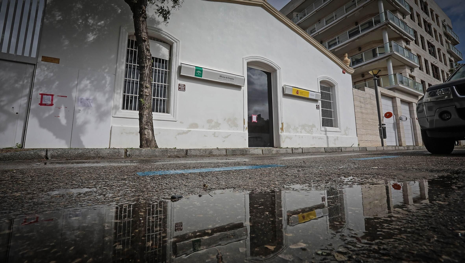 Oficina de empleo en Jerez.