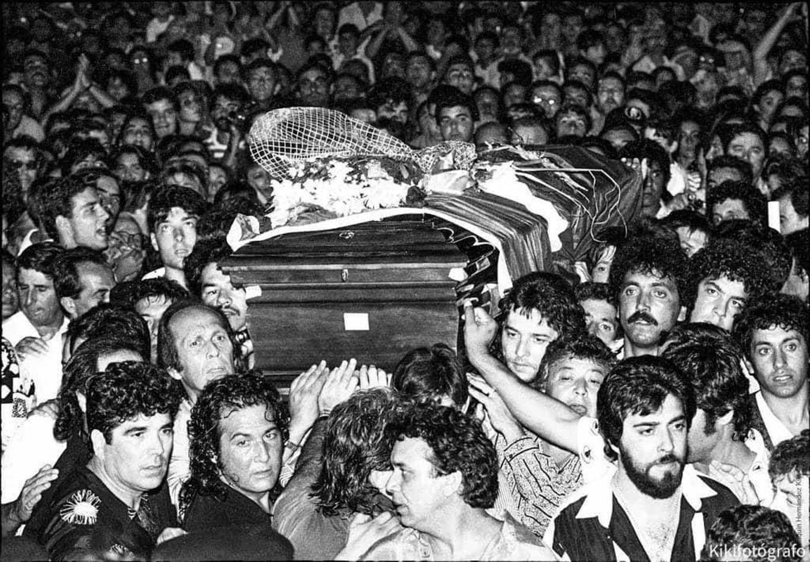 El entierro de Camarón visto por Kiki