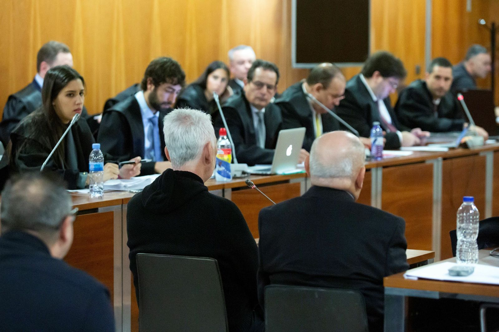 Uno de los momentos del juicio celebrado este lunes