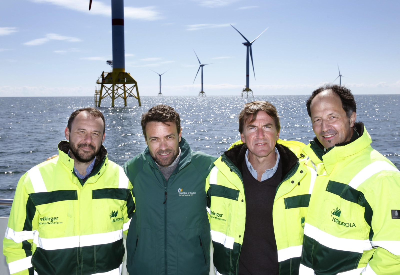 Puerto Real, presente en la estación eólico marina Wikinger