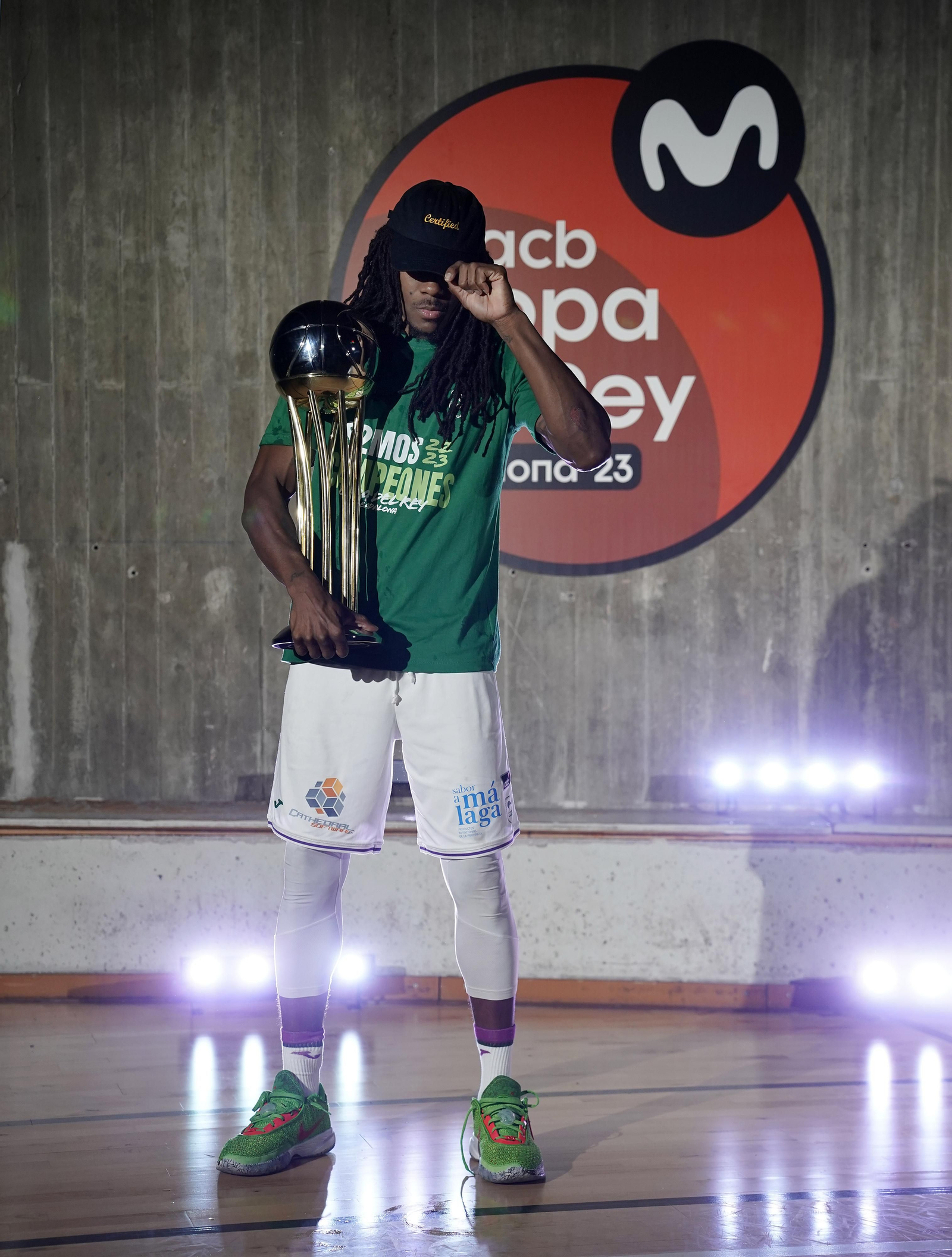 La sesión de fotos del Unicaja campeón