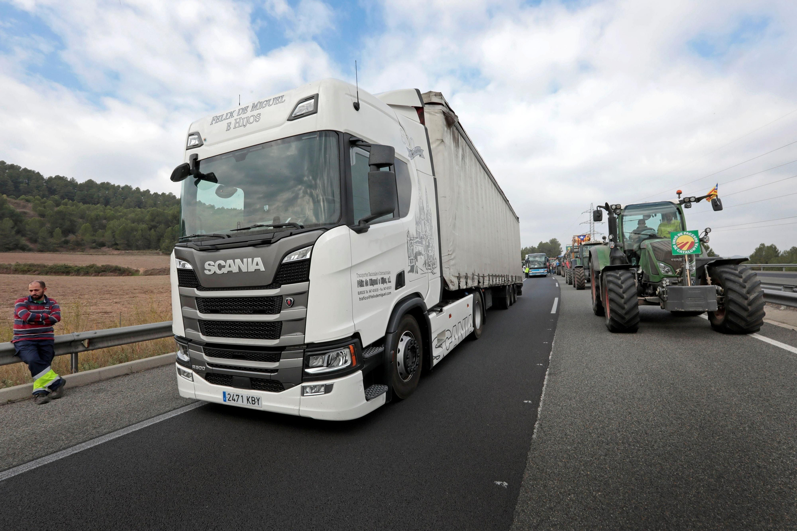 Jornada de protestas en Cataluña