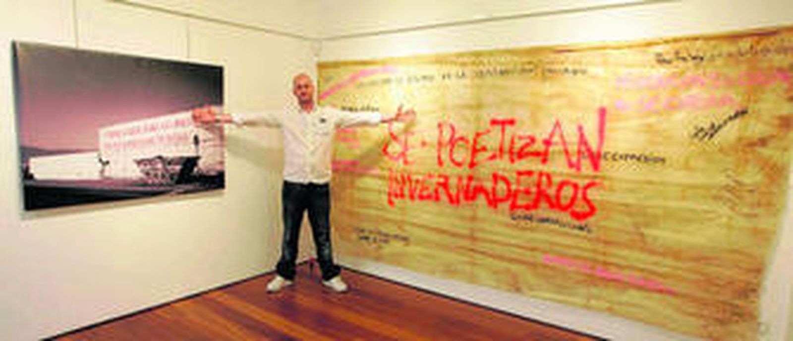 La exposición tiene rincones muy singulares y llenos de arte.