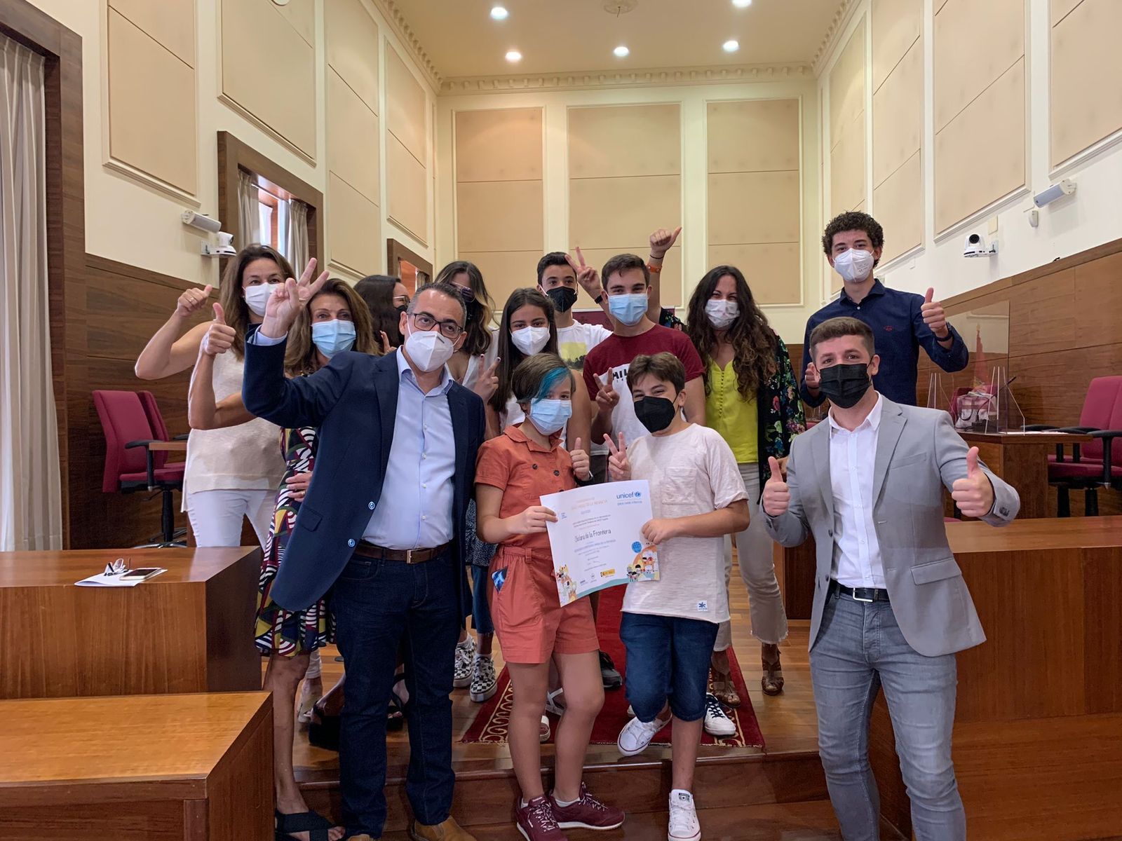 Acto de reconocimiento de Chiclana como Ciudad Amiga de la Infancia.